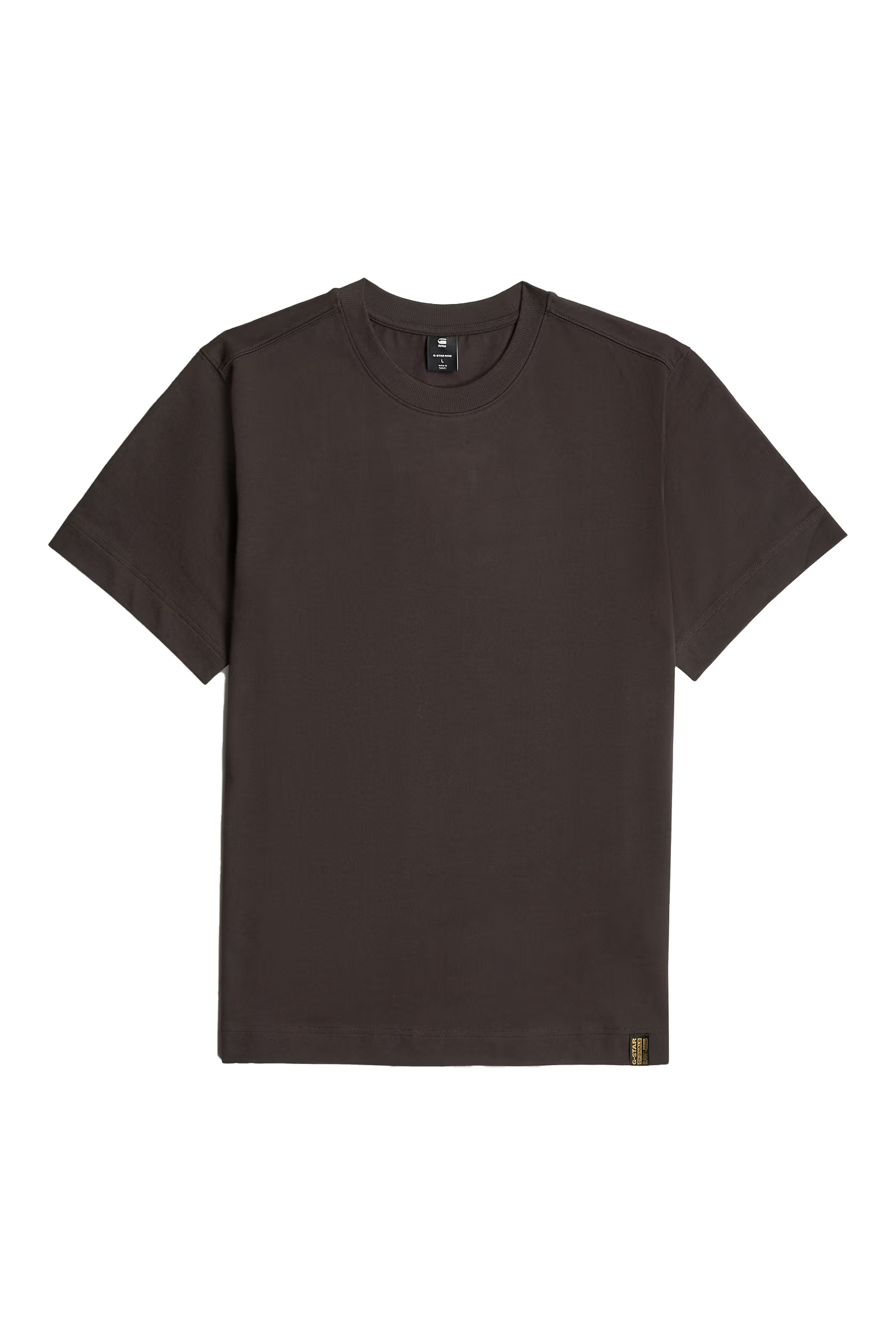 Heren t-shirt kortemouw bruin