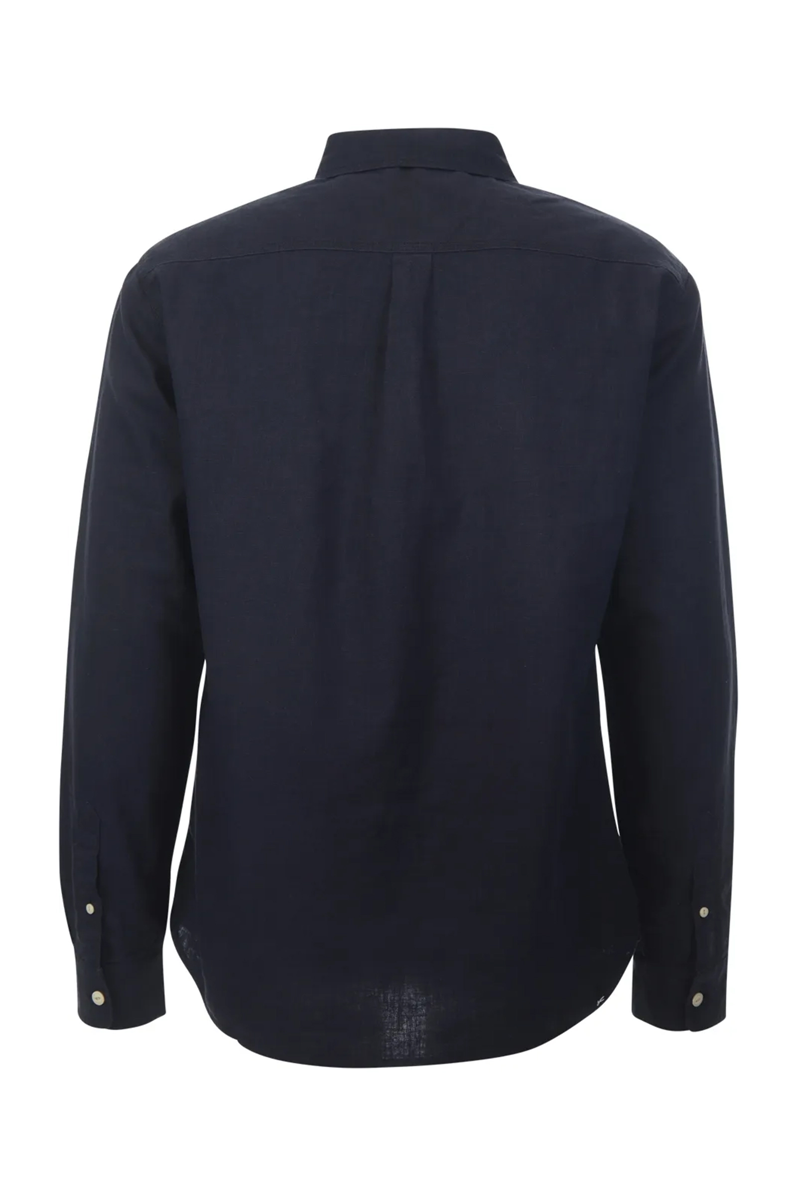 Heren overhemd lm casual blauw