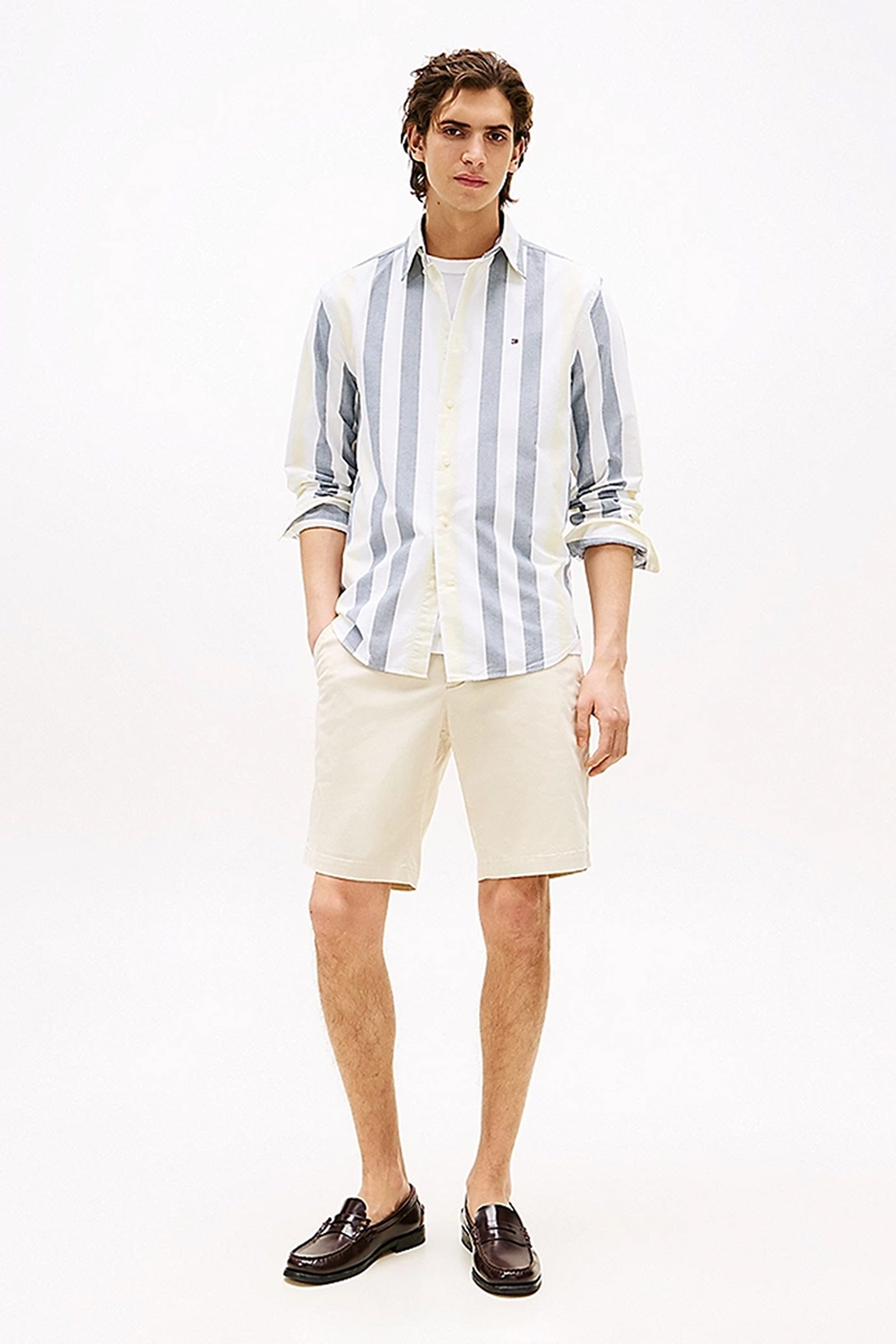 Heren short bruin
