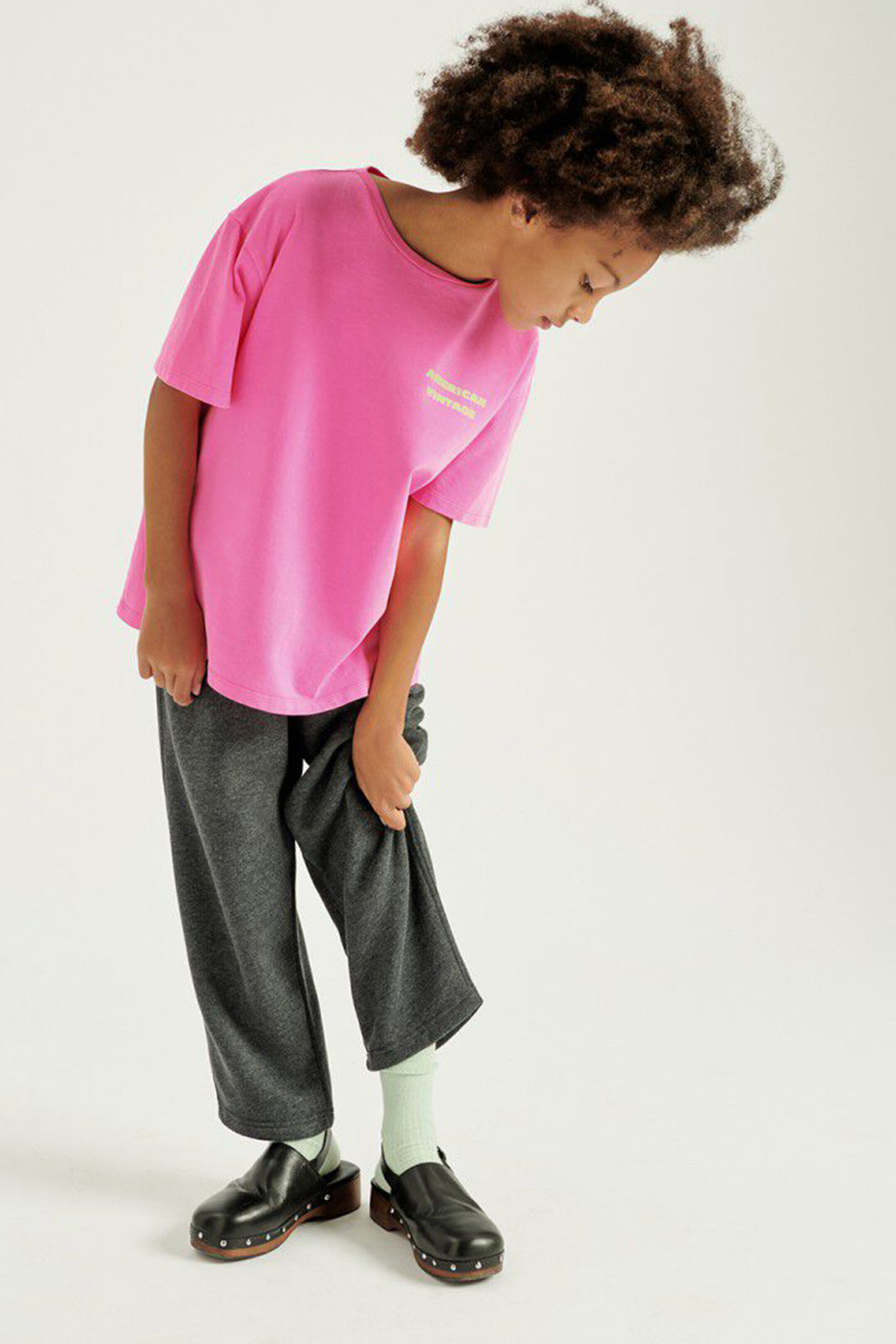 Meisjes t-shirt korte mouw rose