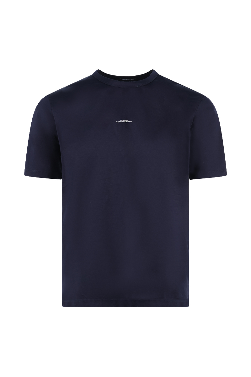 Heren t-shirt kortemouw blauw