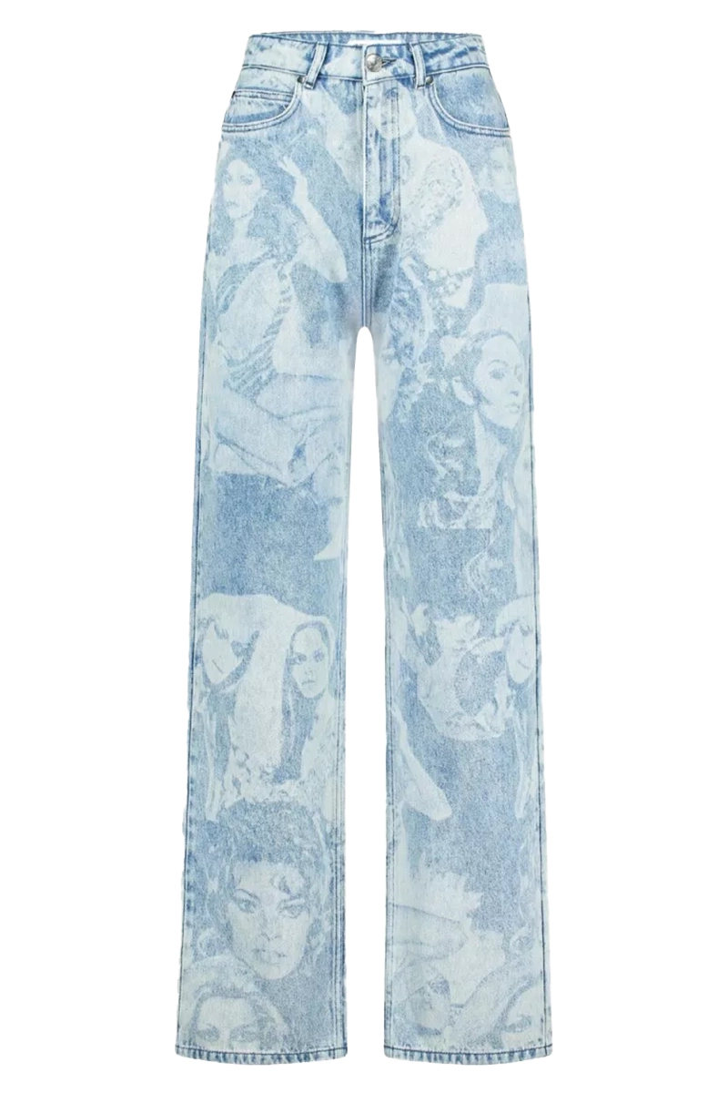 Dames jeans blauw