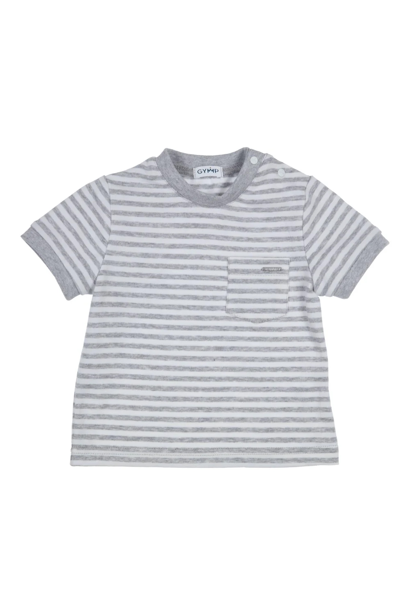 Baby t-shirt lange mouw grijs