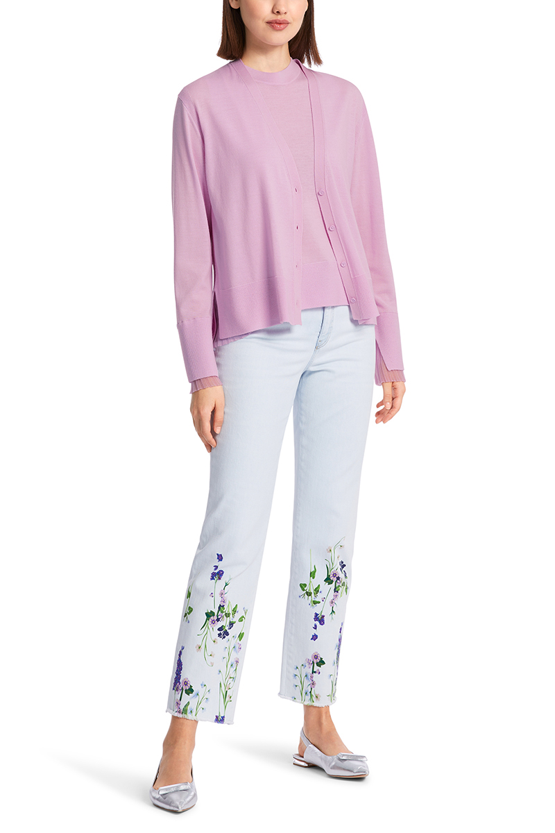 Dames gilet rose