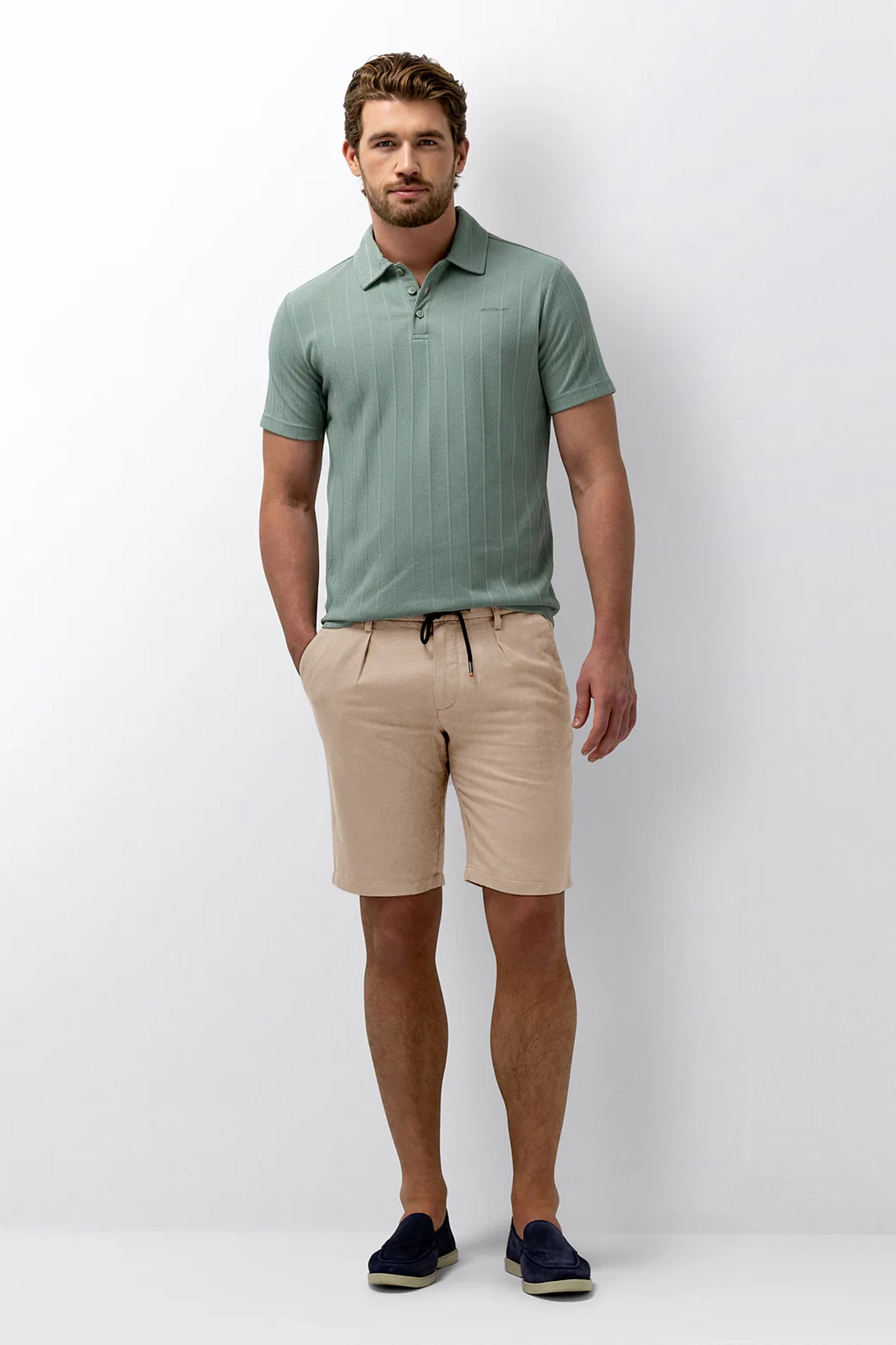 Heren short bruin