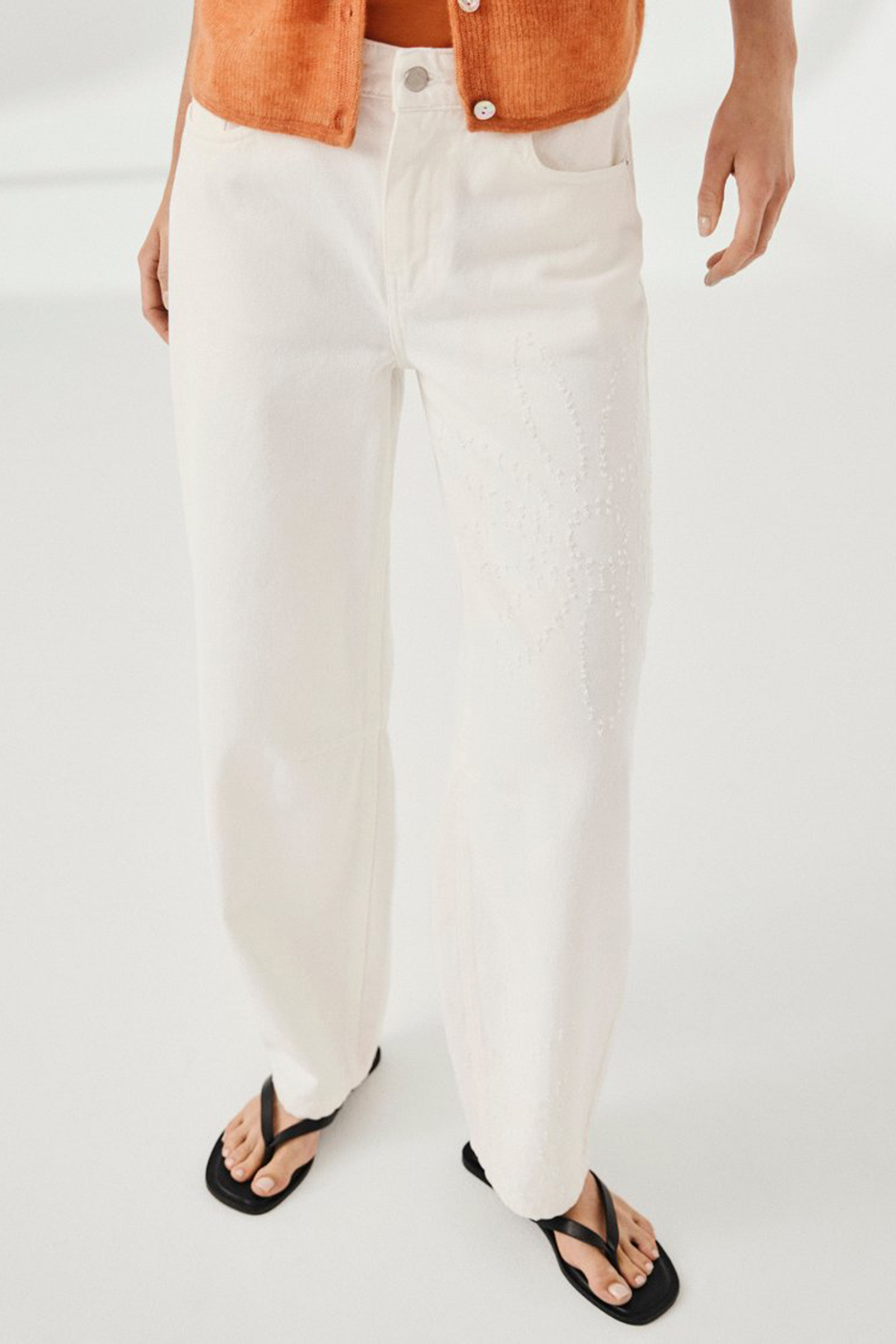 Dames broek wit