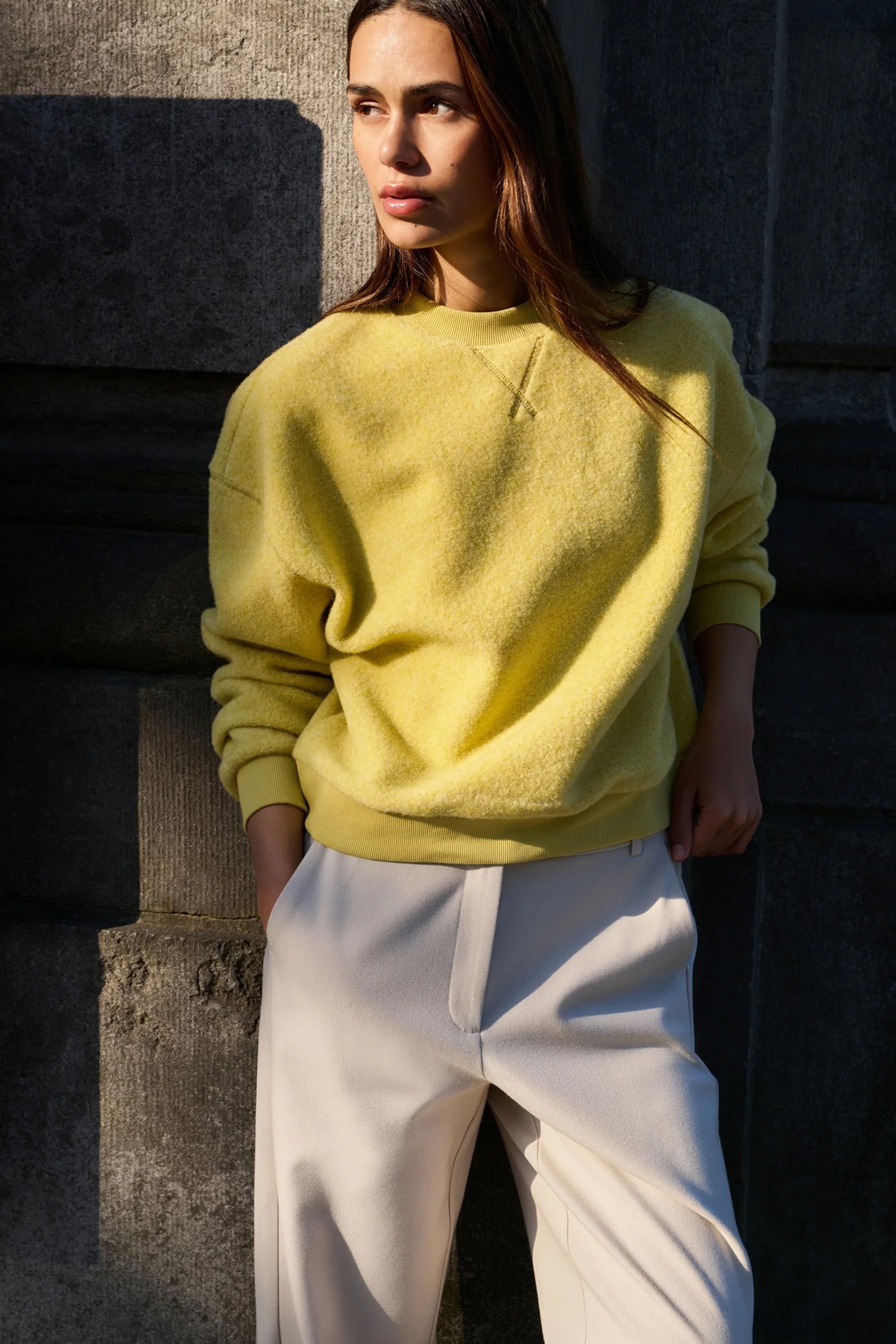 Dames sweater groen