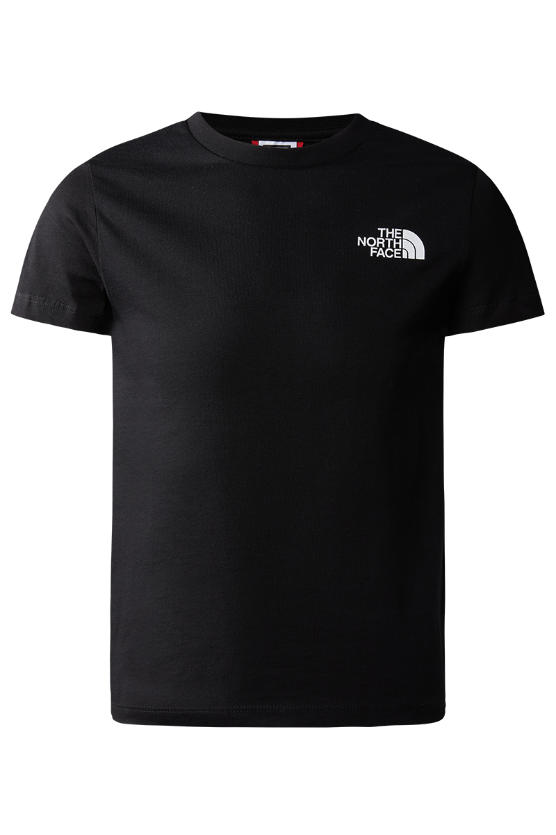 Casual jongens t-shirt km zwart