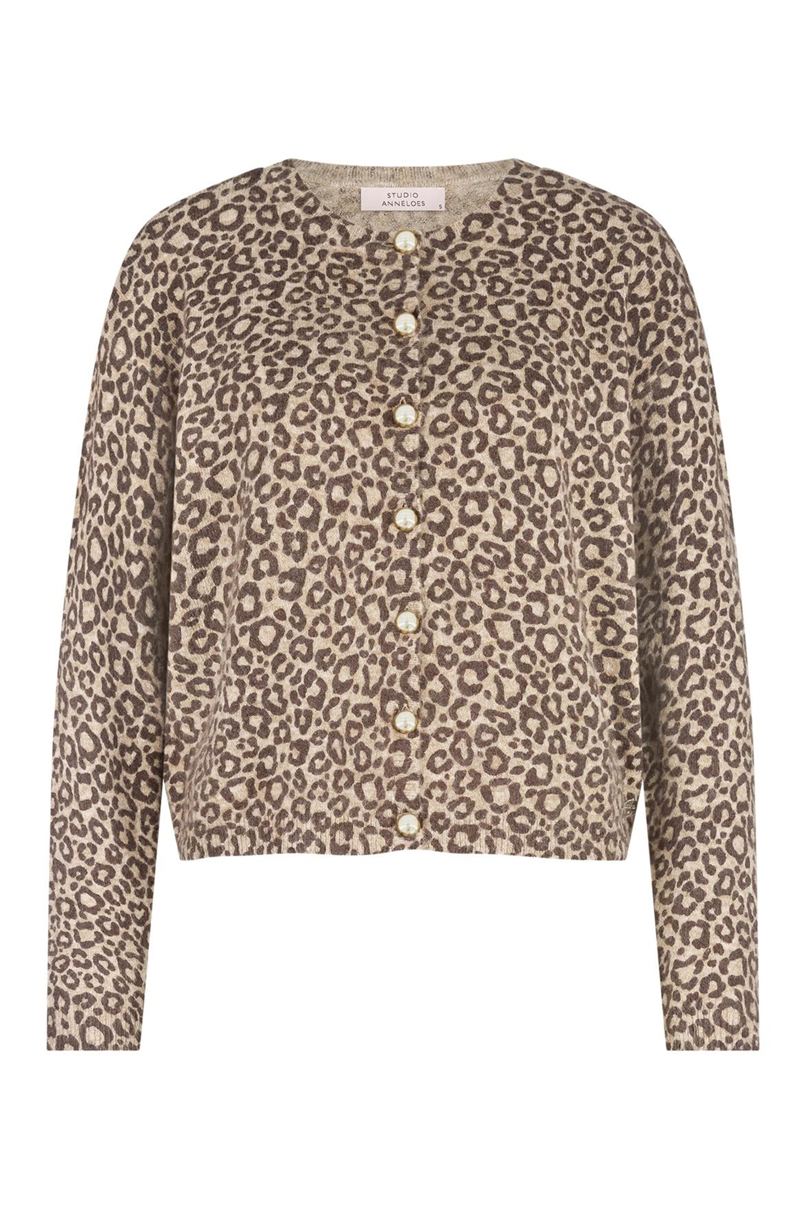 Dames vest bruin