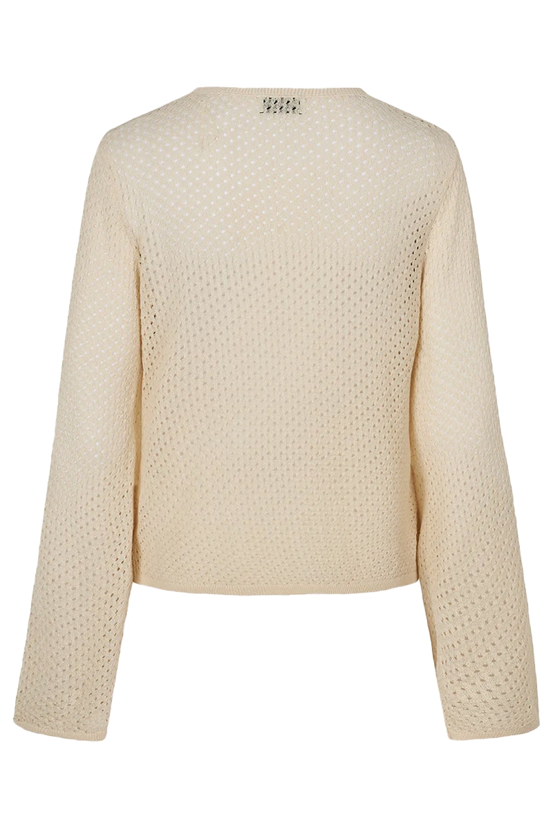 Dames top ecru