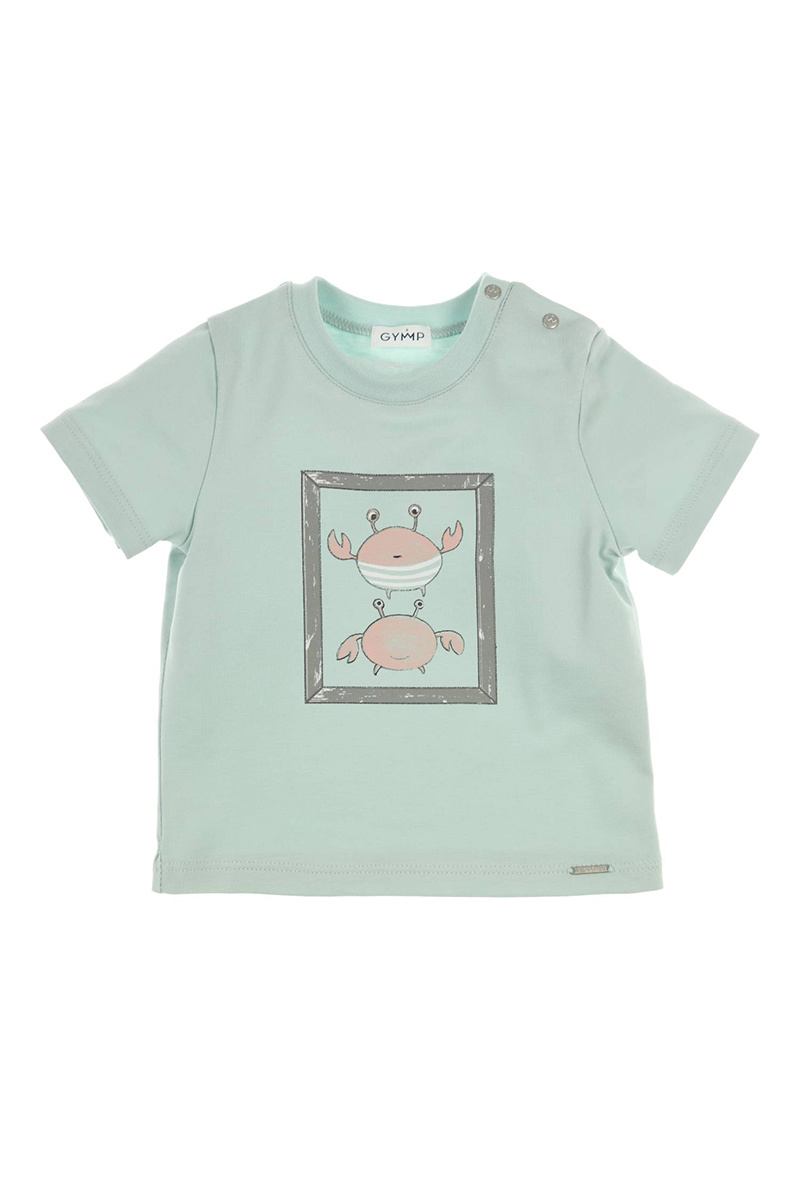 Baby t-shirt korte mouw groen