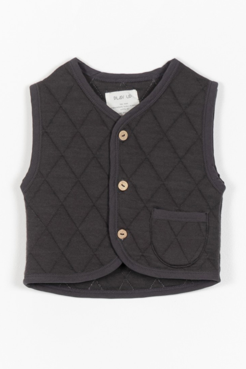 Play Up Padded vest Grijs-1 1