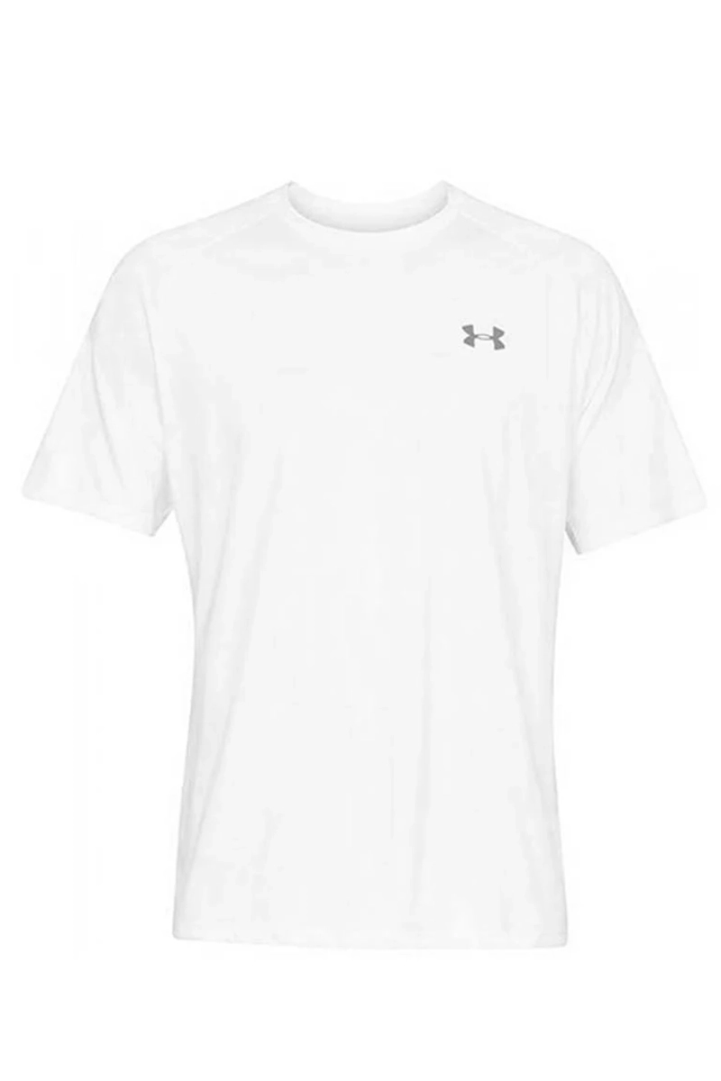 Fitness heren t-shirt km wit