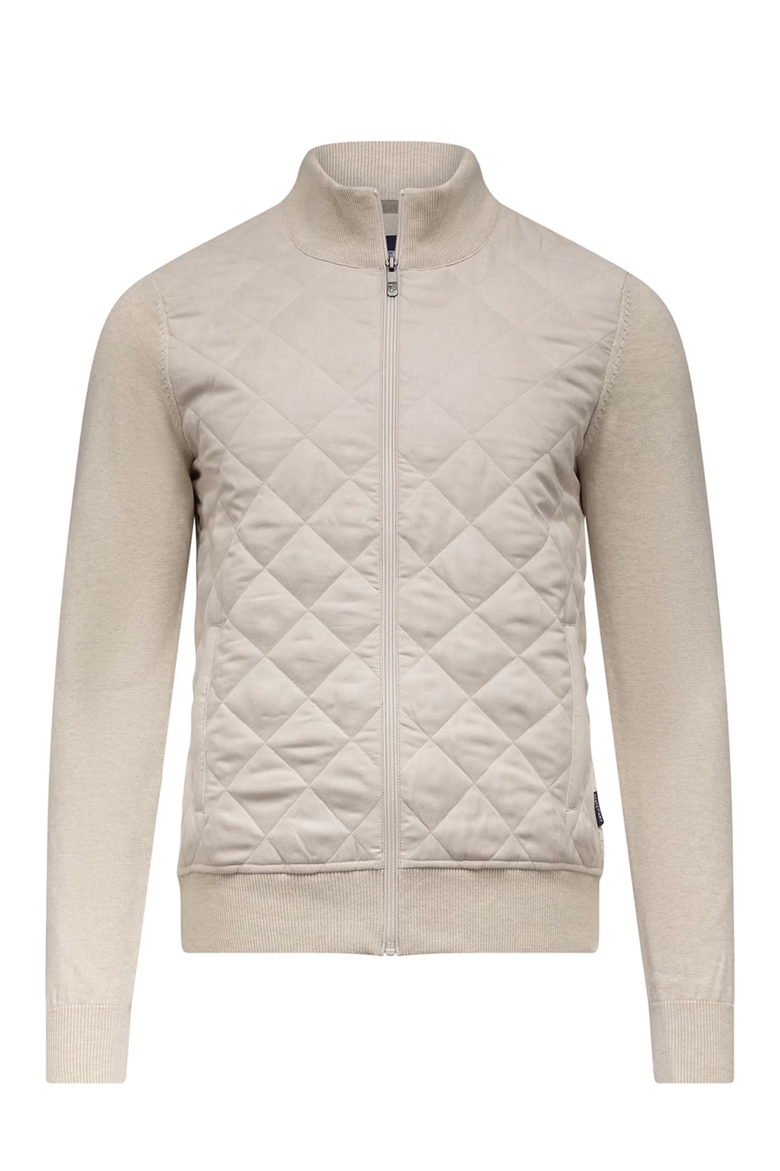 Heren vest ecru