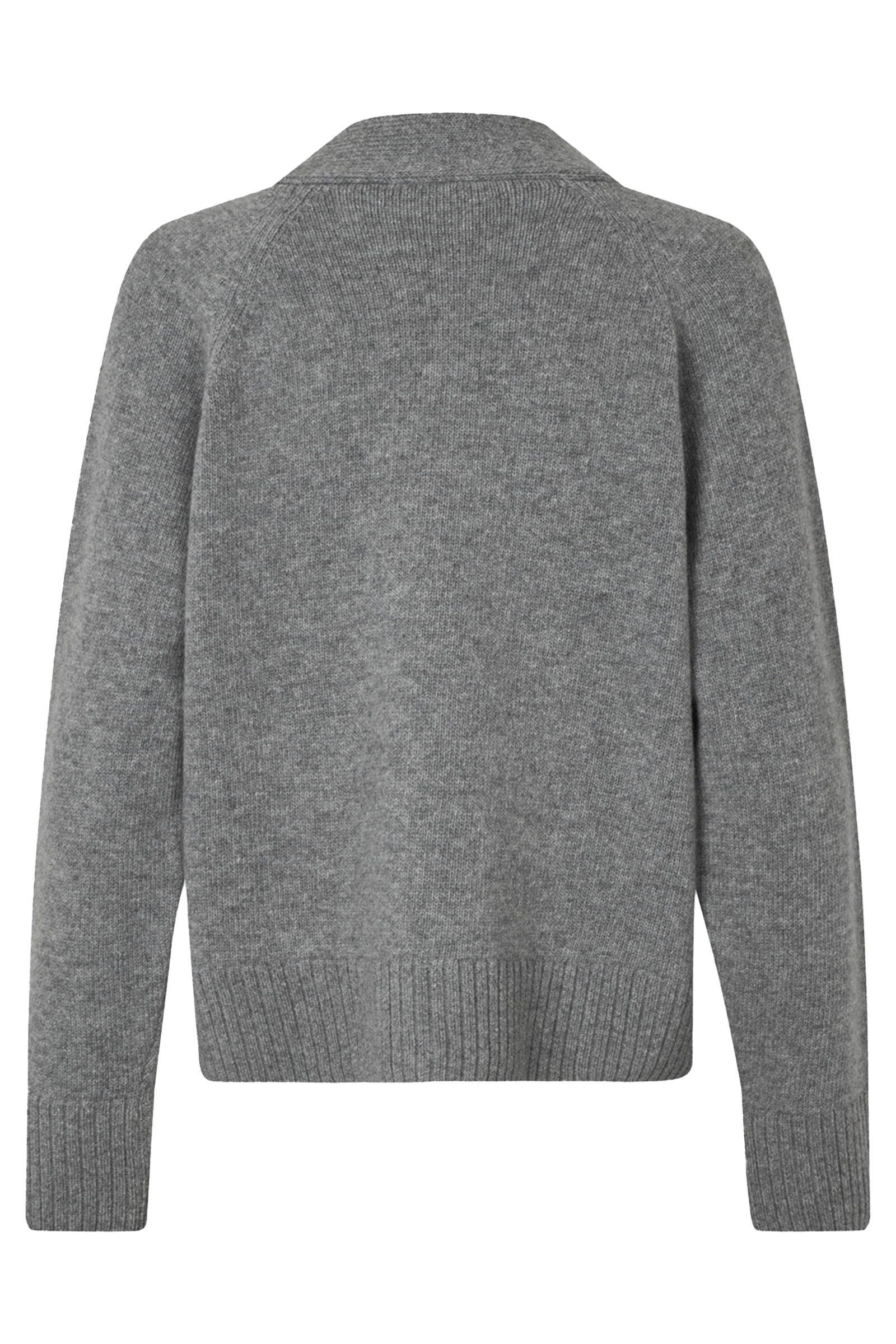 Dames vest grijs