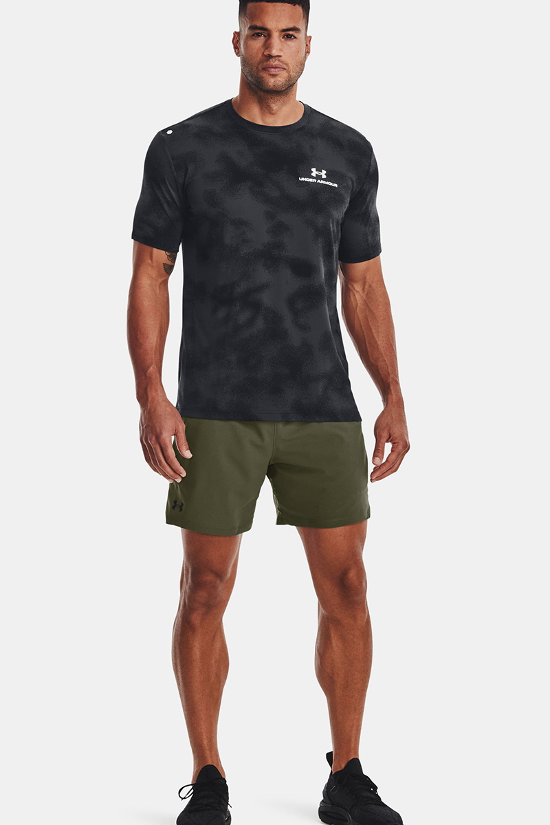 Fitness heren short groen