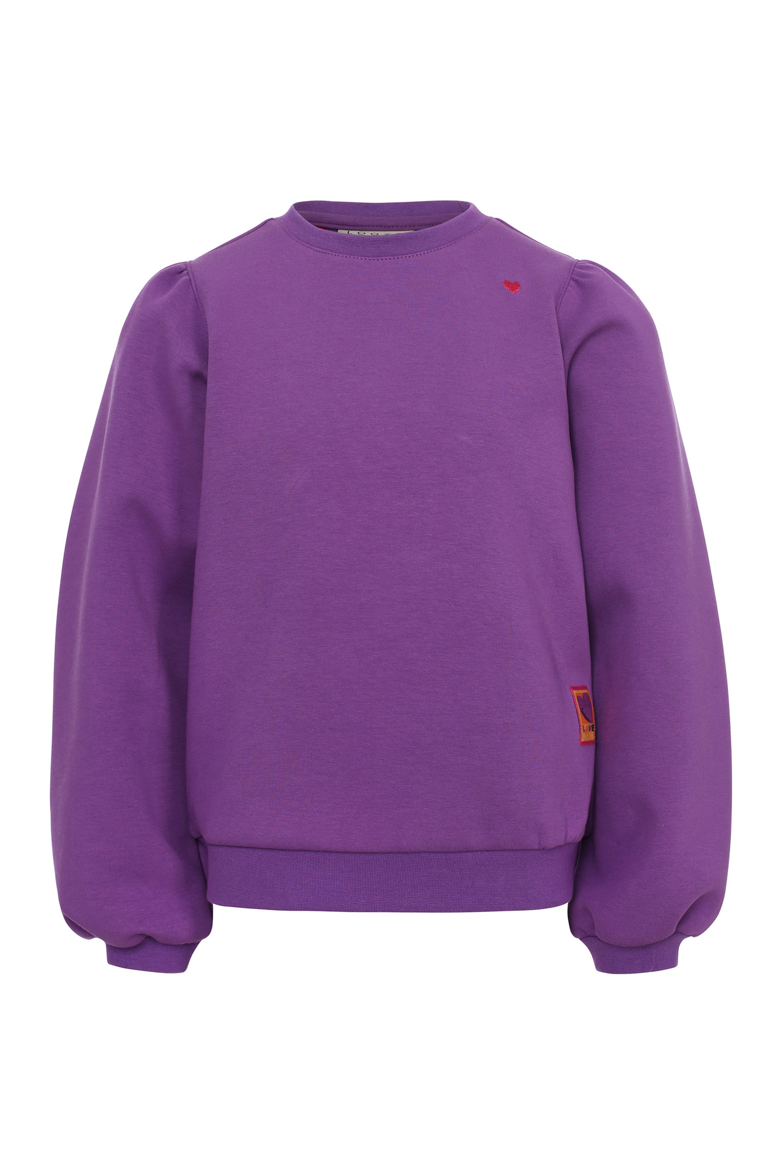 Meisjes sweater paars