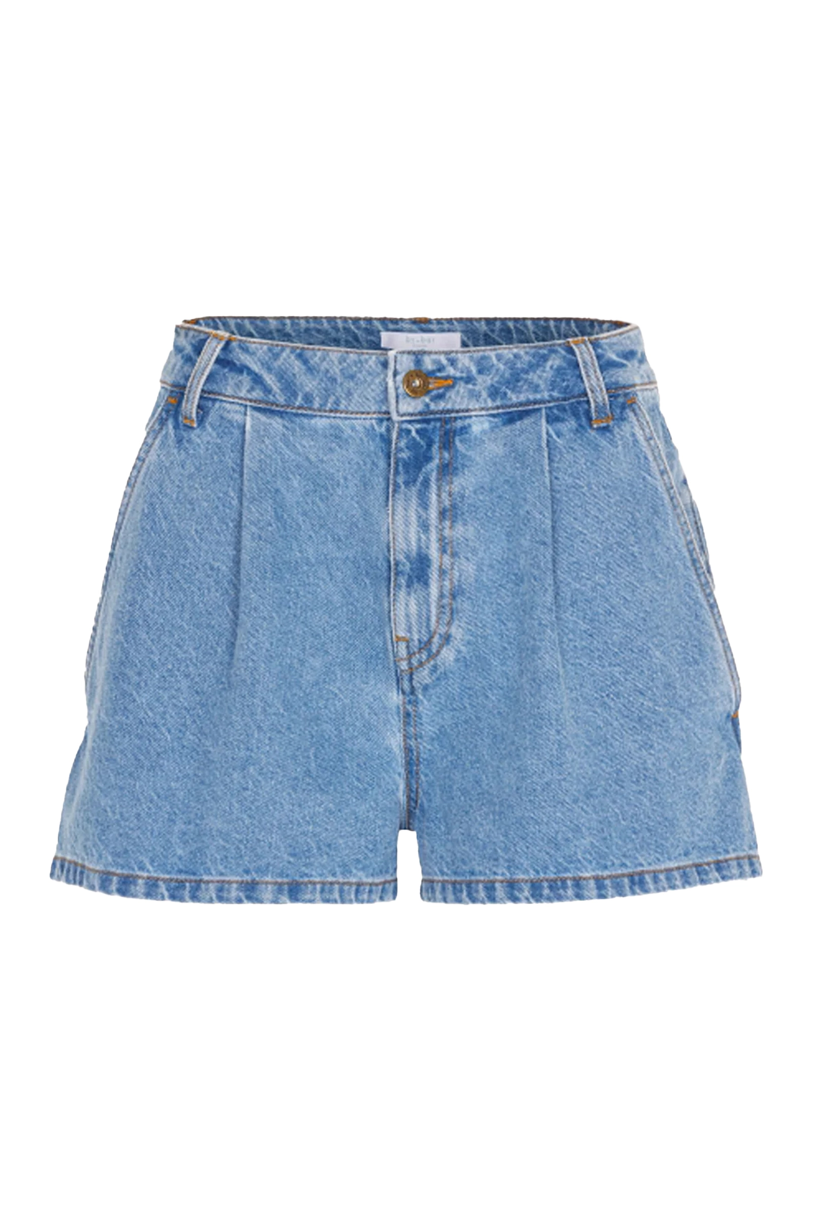 By Bar June denim short Blauw-1 1
