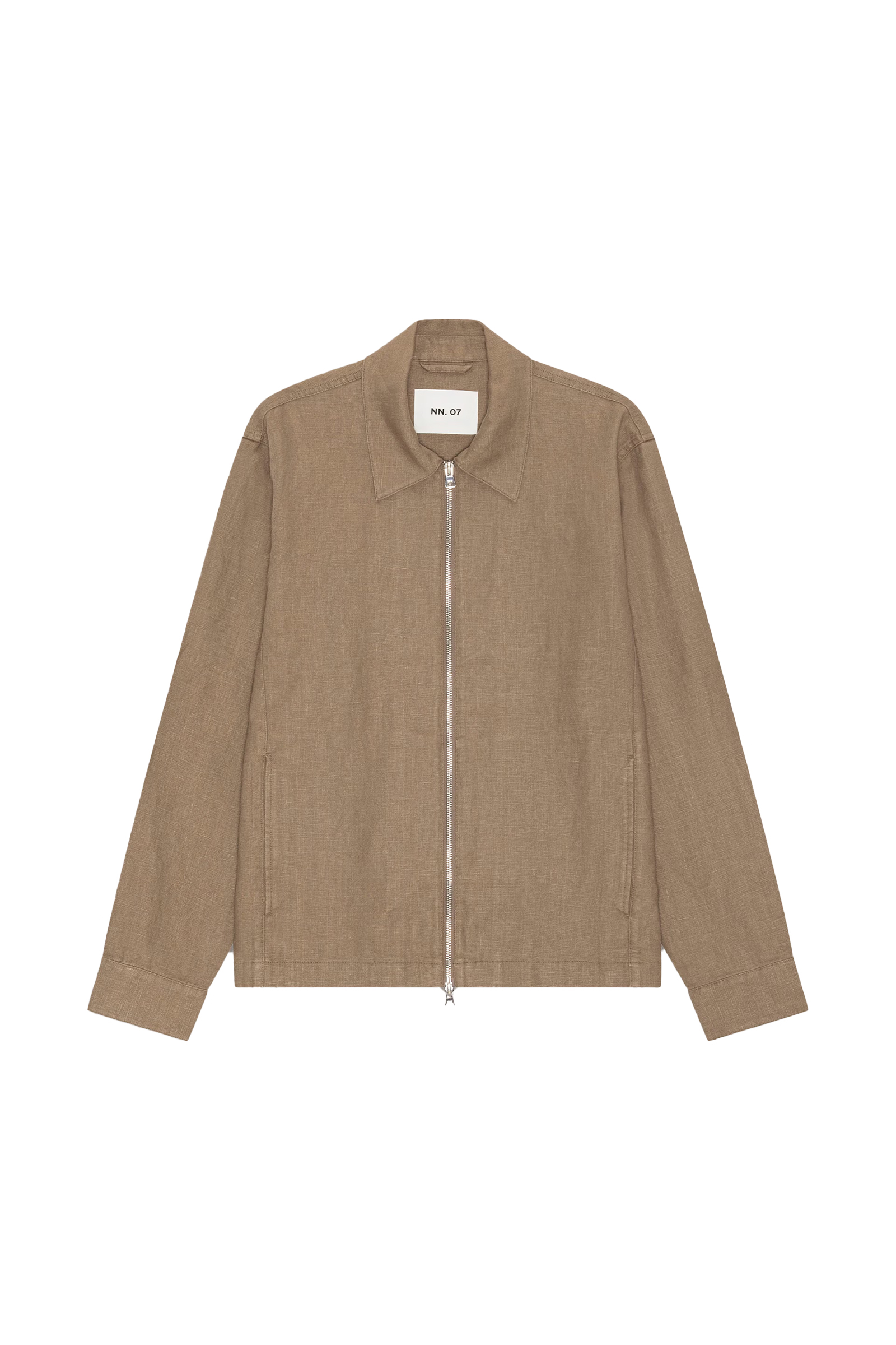 Heren overshirt bruin