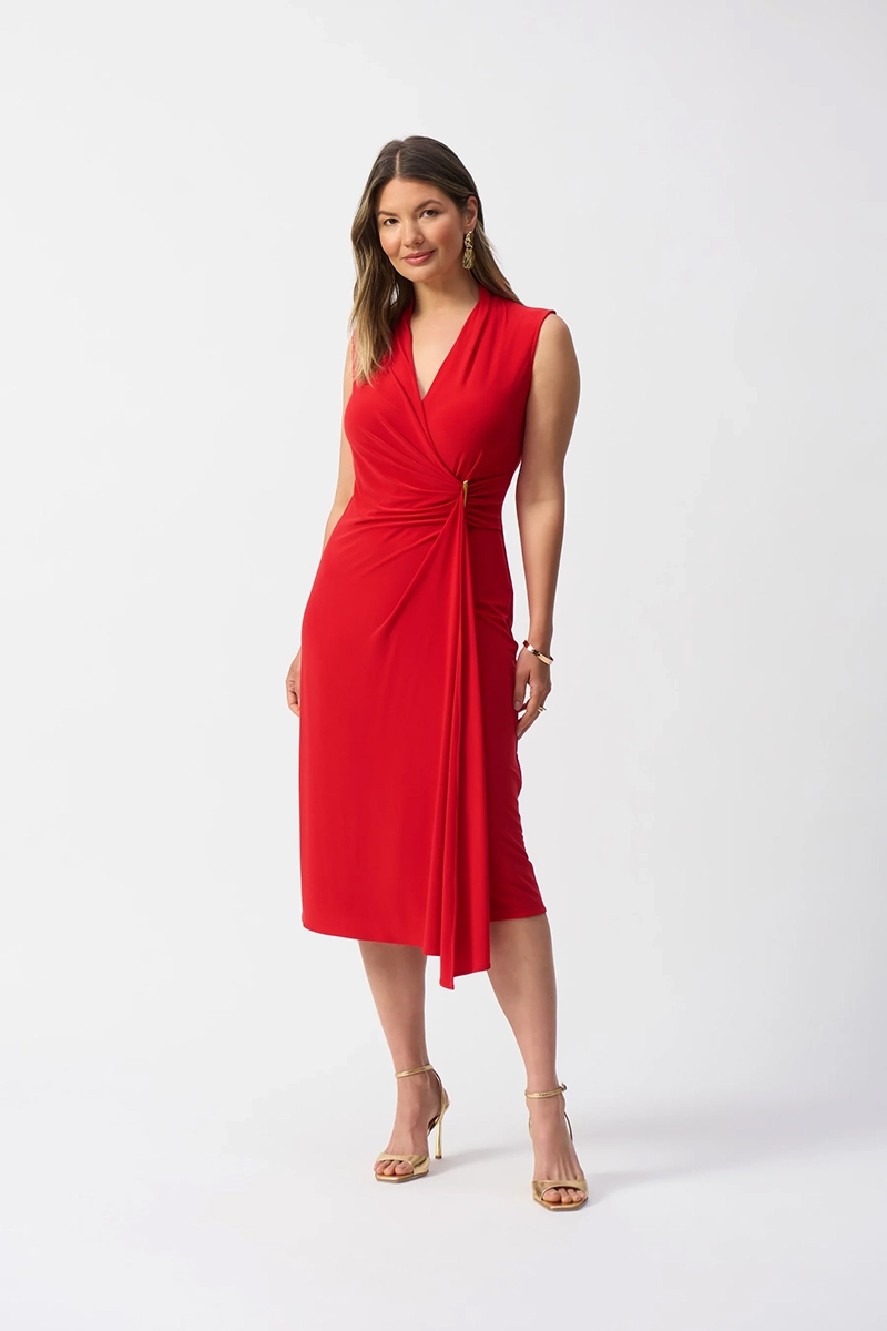 Dames jurk rood