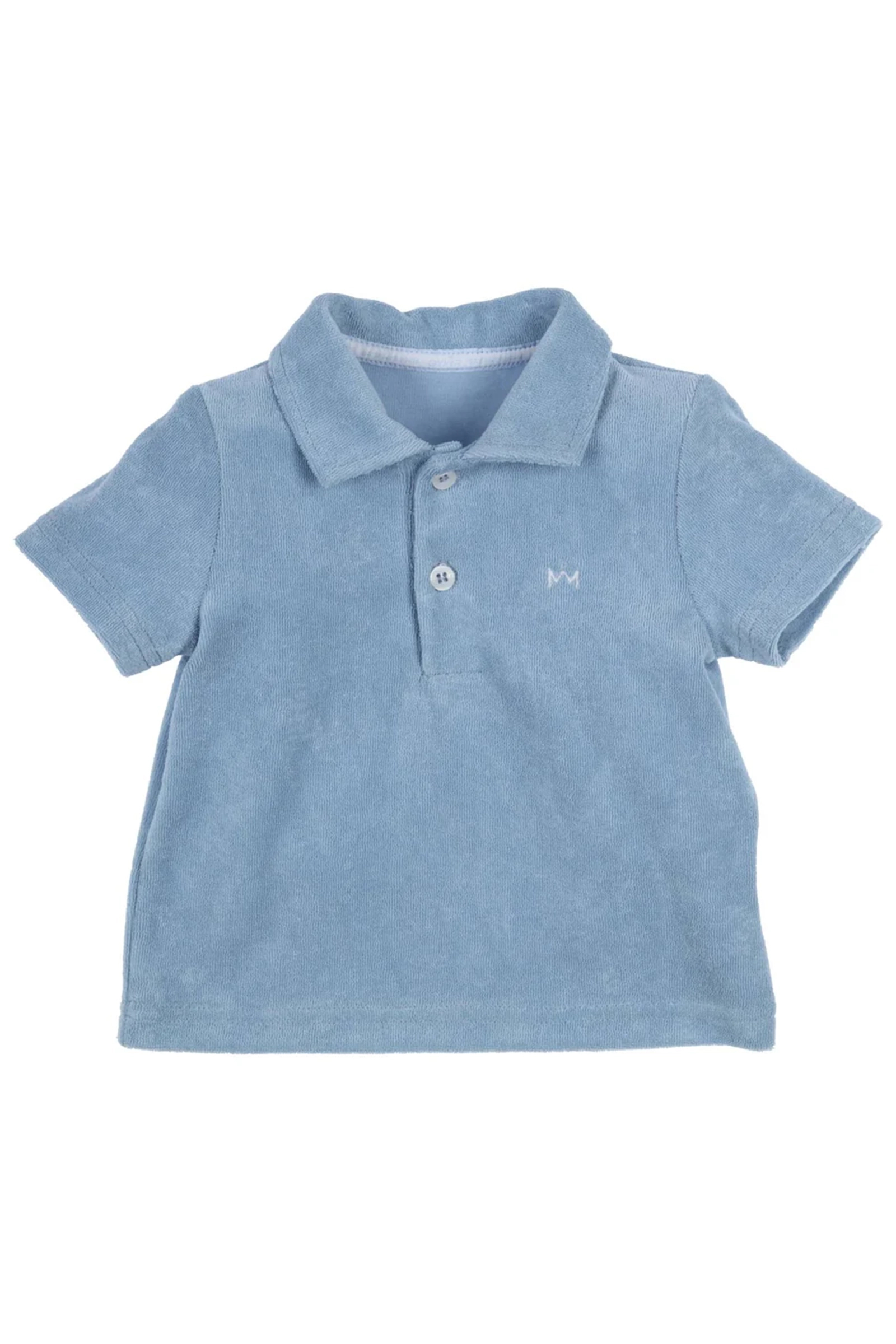 Baby t-shirt korte mouw blauw