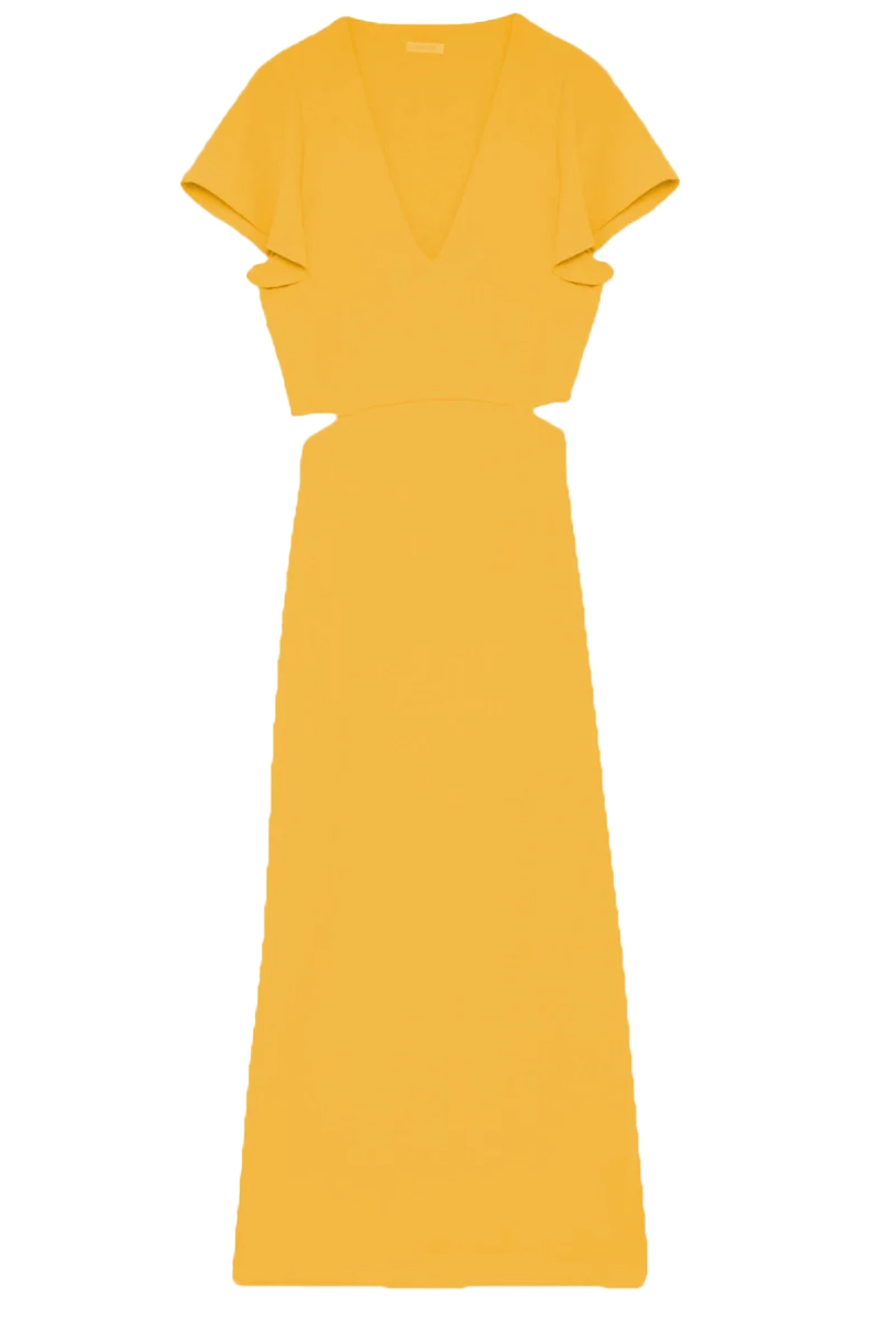 Dames jurk oranje