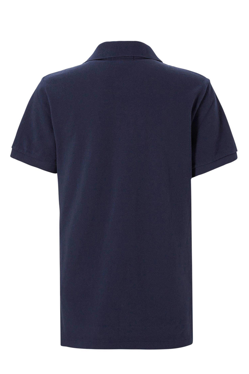 Jongens polo korte mouw blauw
