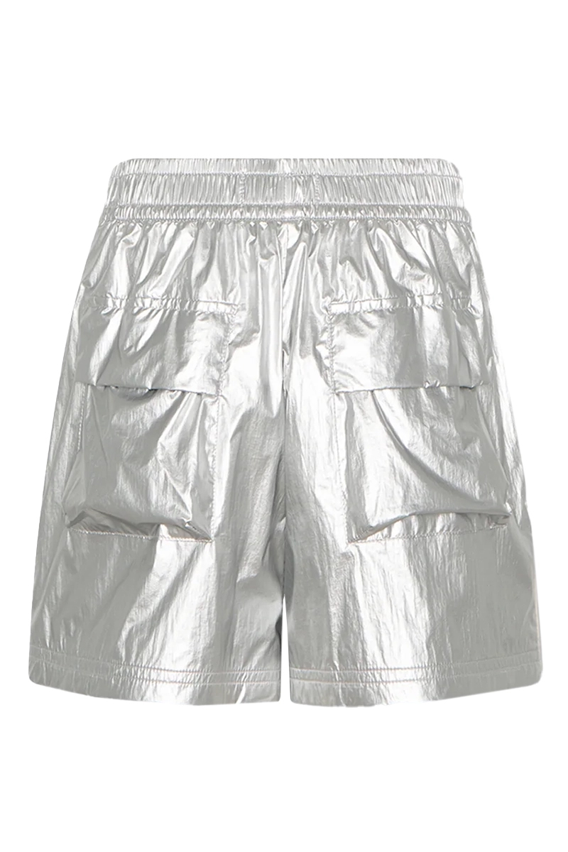 Meisjes short zilver