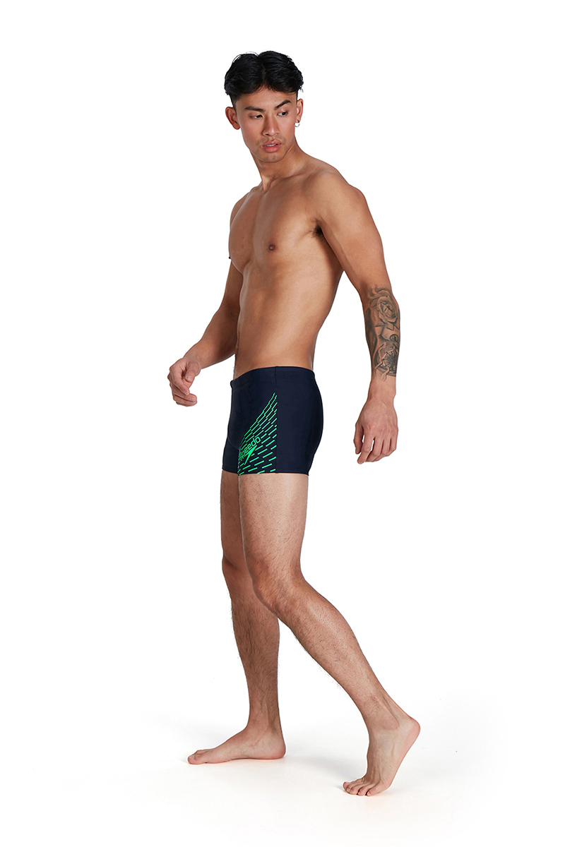 Speedo Bad/beach heren zwemslip mid Blauw-1 3