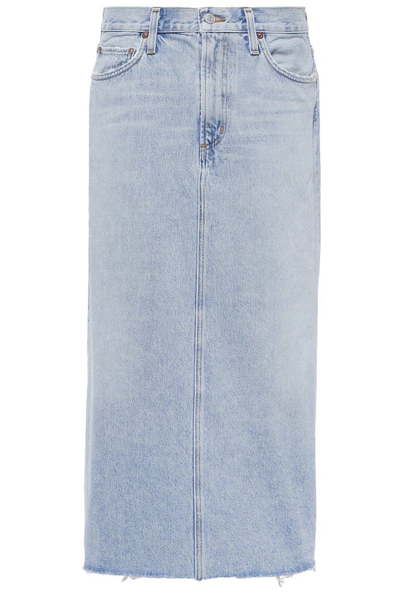 Dames rok blauw