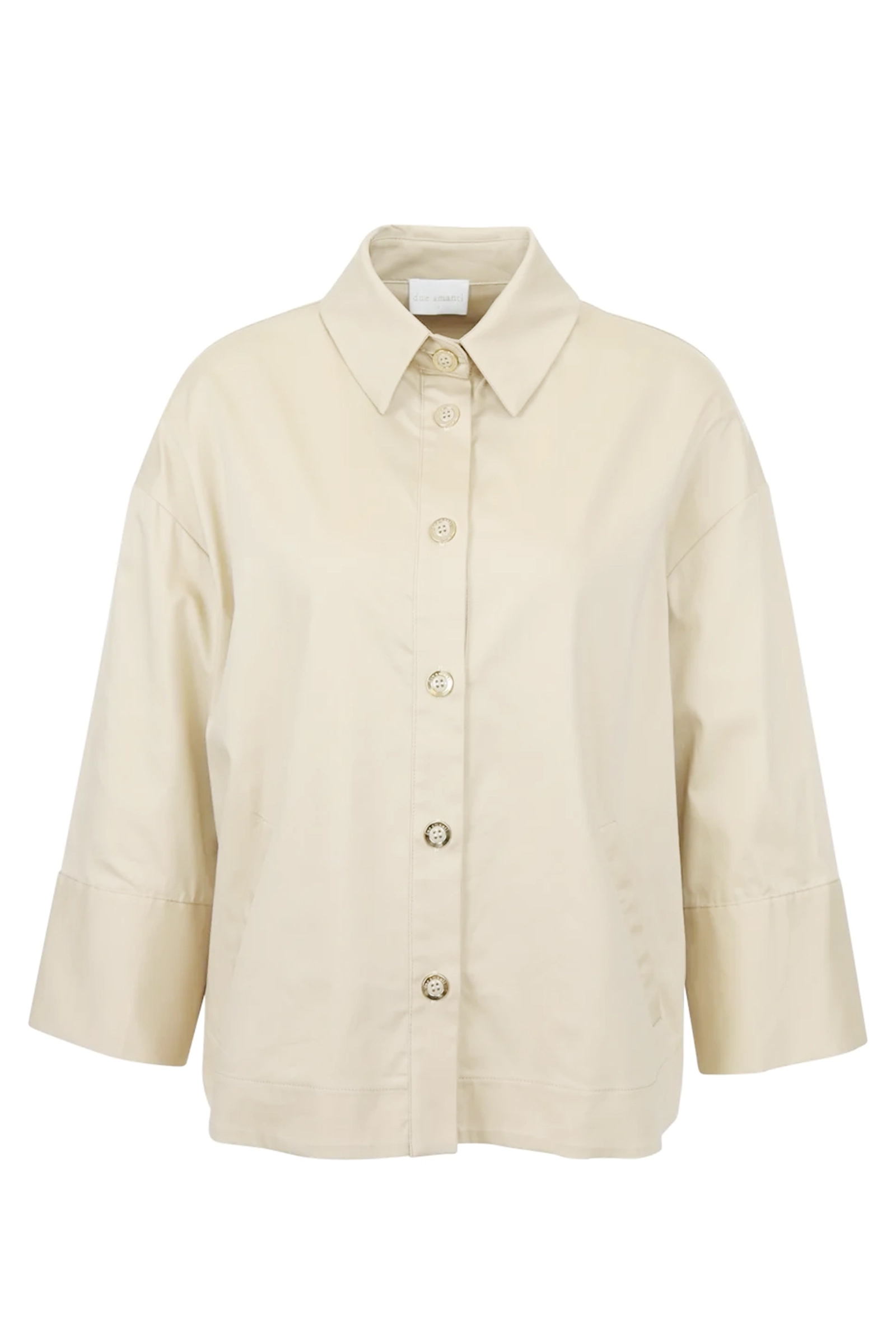 Dames blouse lange mouw bruin