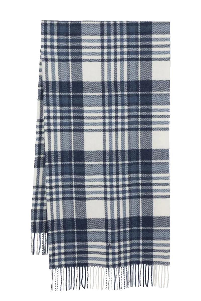 Dames sjaal blauw