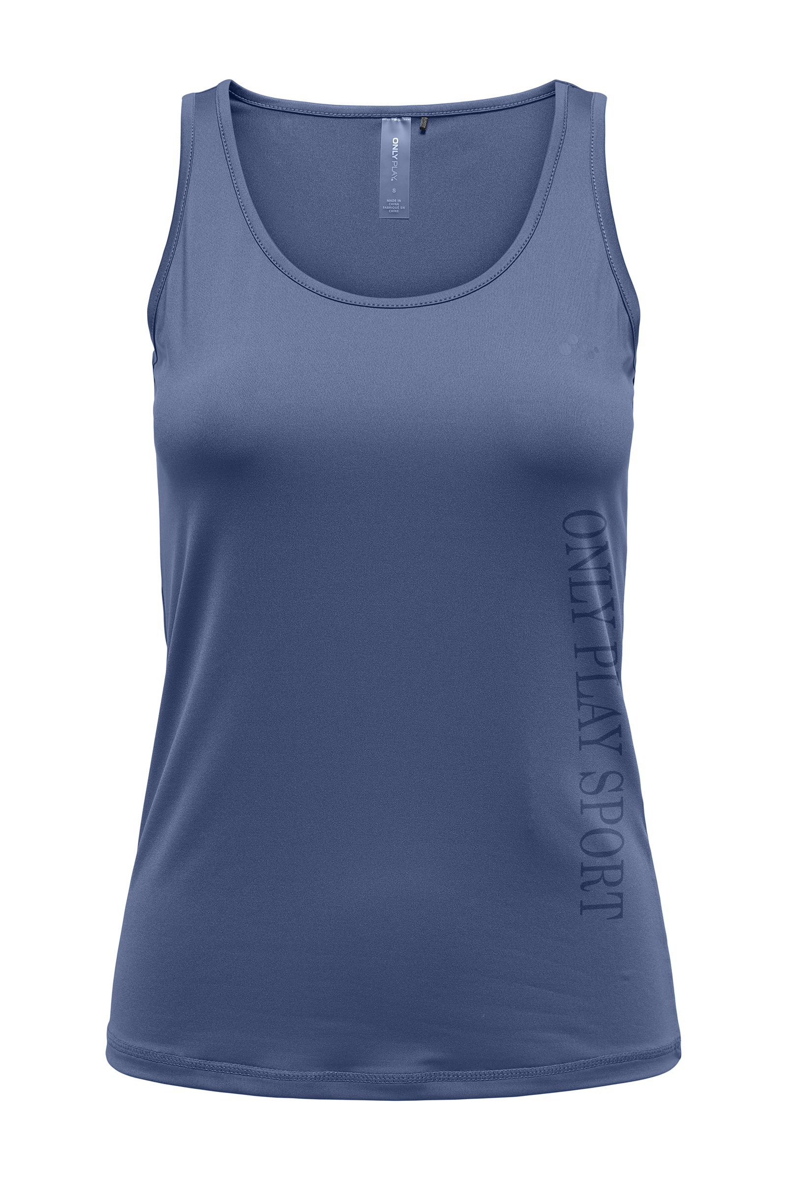 Dames blouse korte mouw blauw