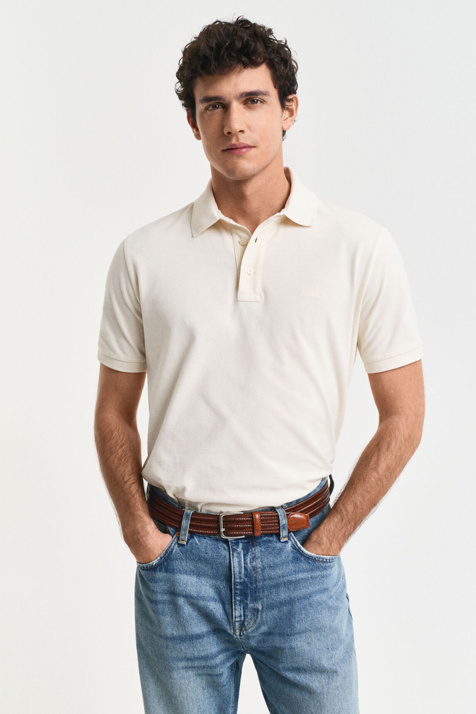 Gant SUNFADED SS POLO Light Beige 2