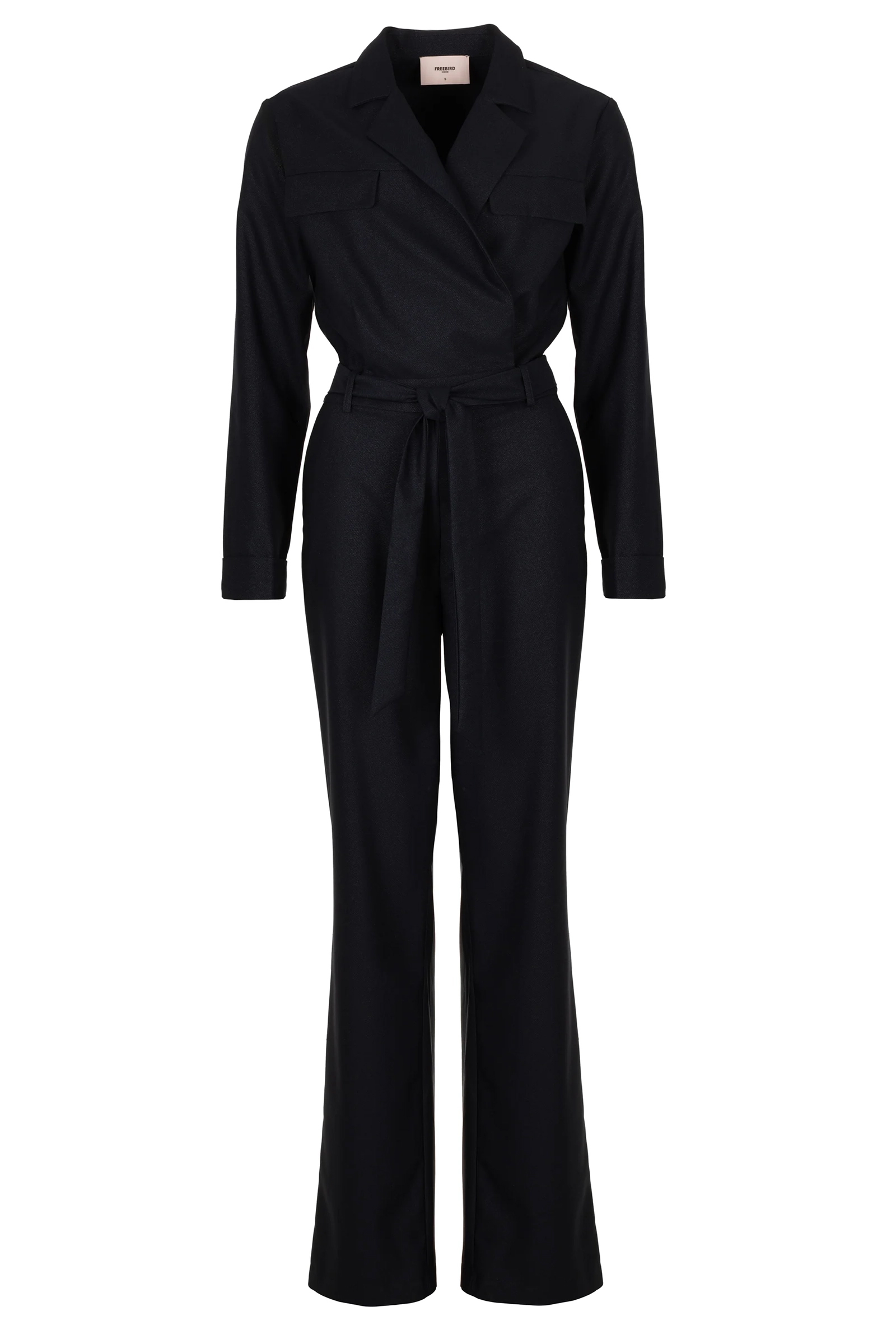 Dames jumpsuit/tuinbroek blauw