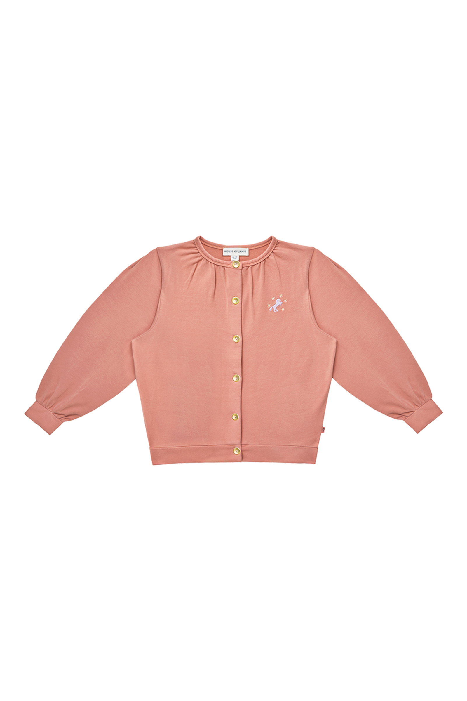House Of Jamie Puff cardigan Rose-1 1