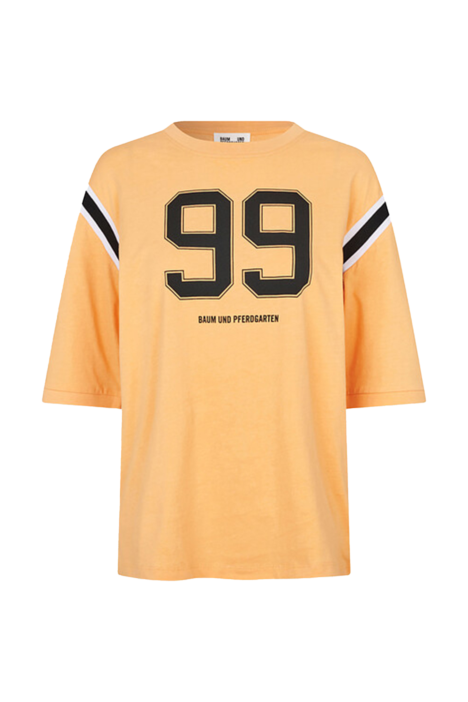 Dames t-shirt korte mouw oranje