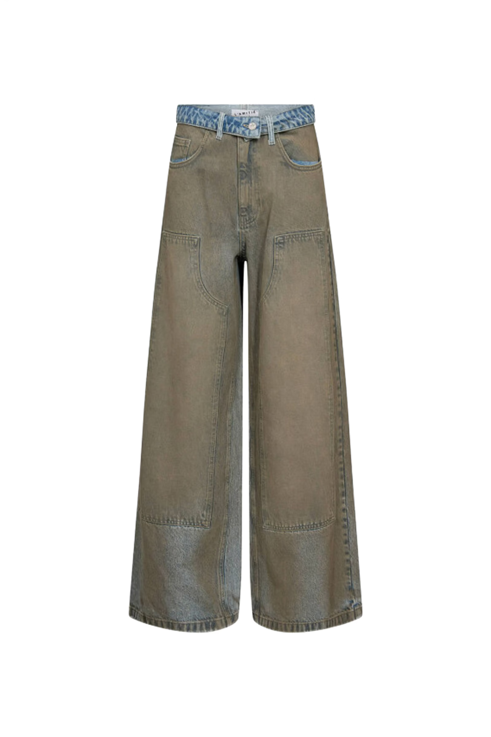 Dames broek blauw