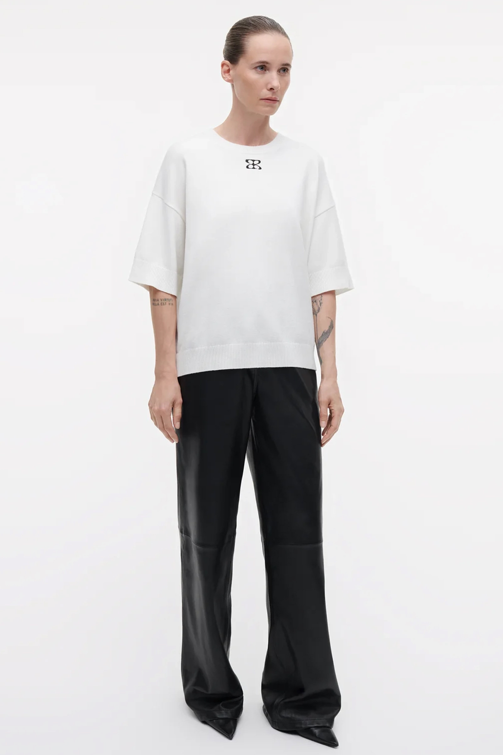 Dames top ecru