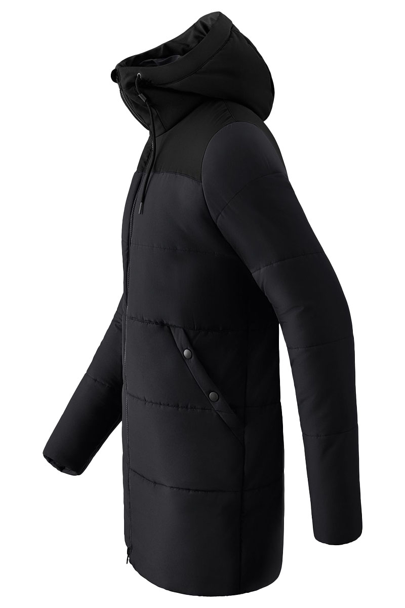 Erima Winter jacket men Zwart-1 4
