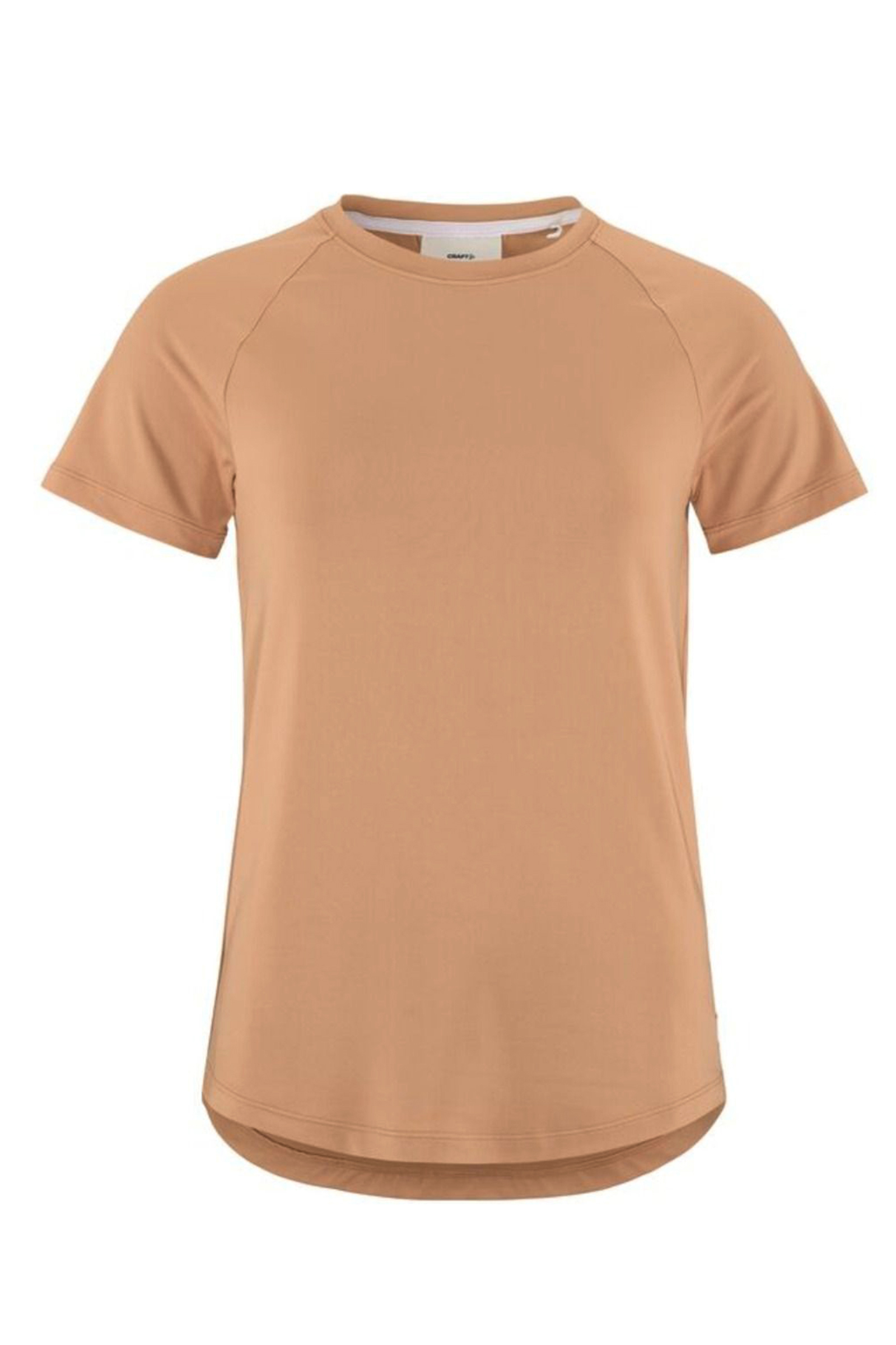 Running dames t-shirt km bruin