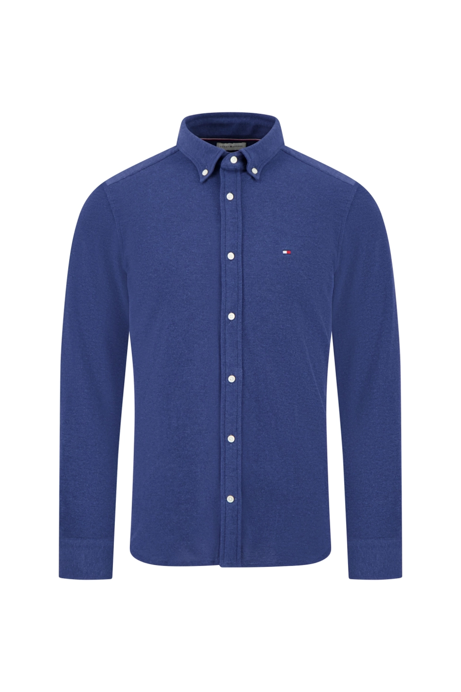 Heren overhemd lm casual blauw