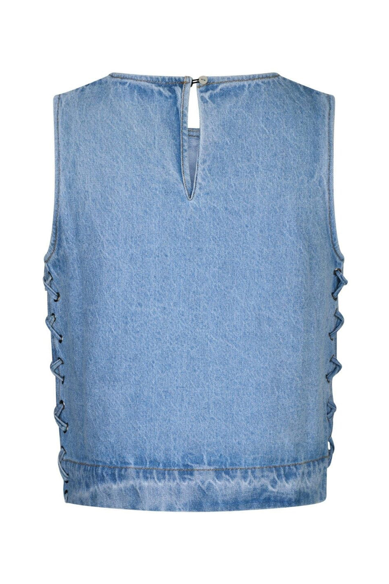 Dames top blauw