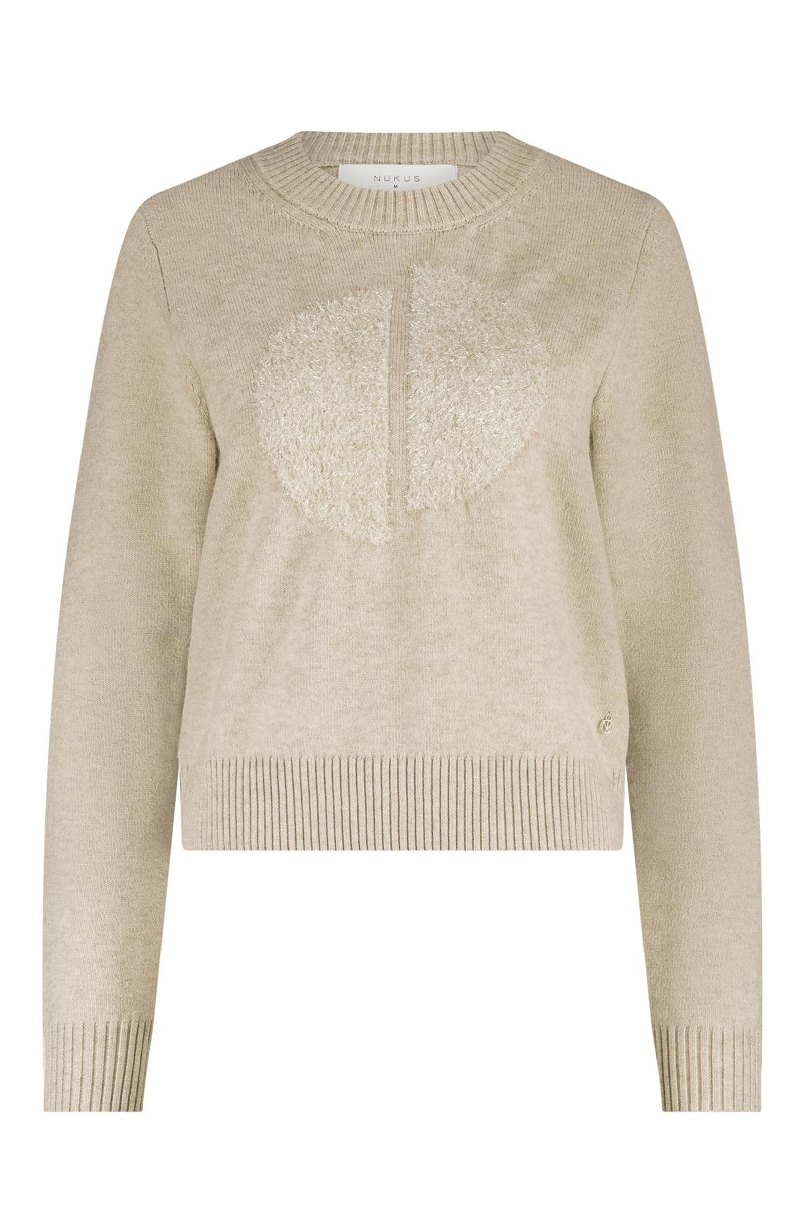 Dames sweater bruin