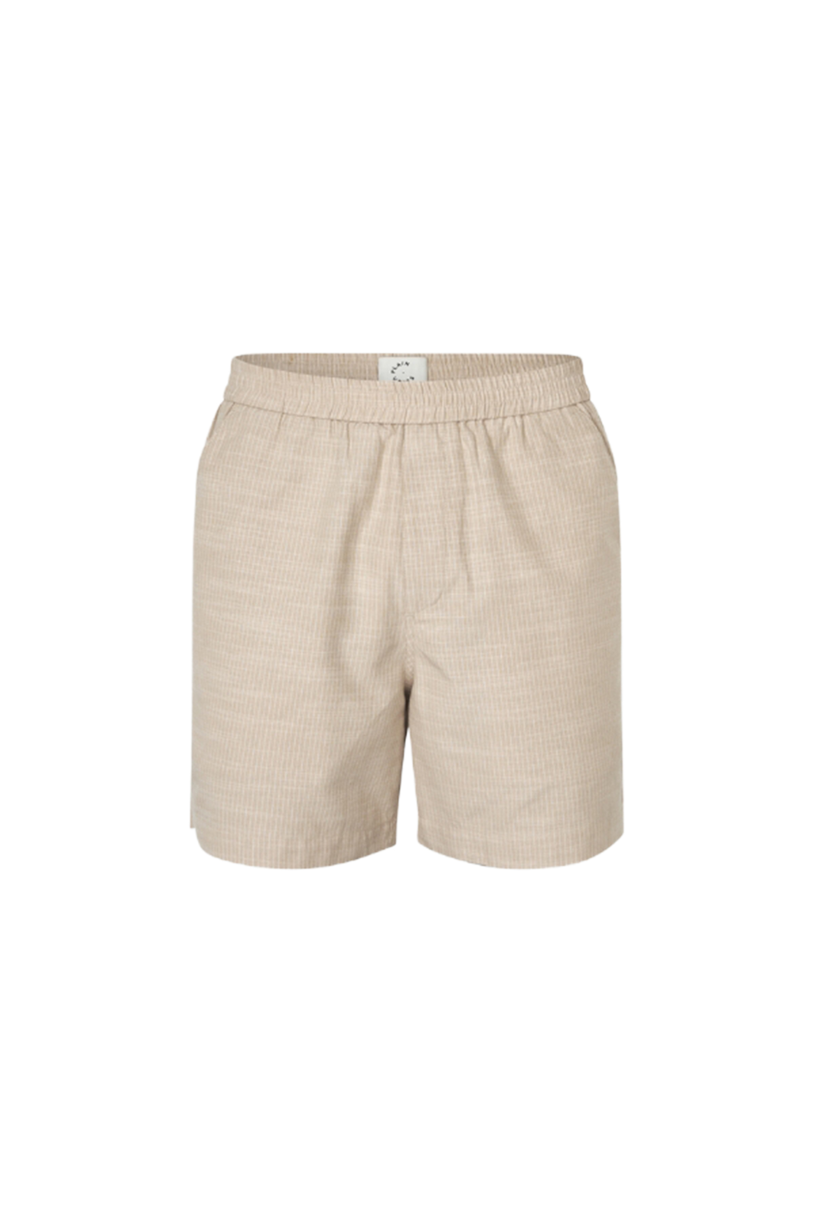 Heren short ecru