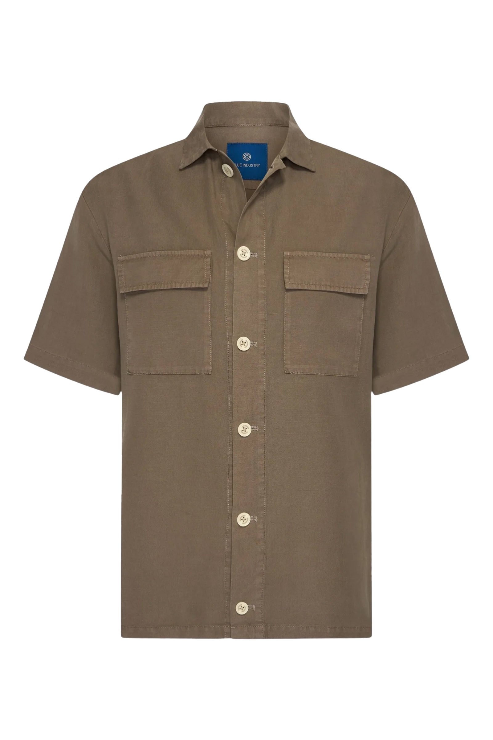 Heren overshirt bruin