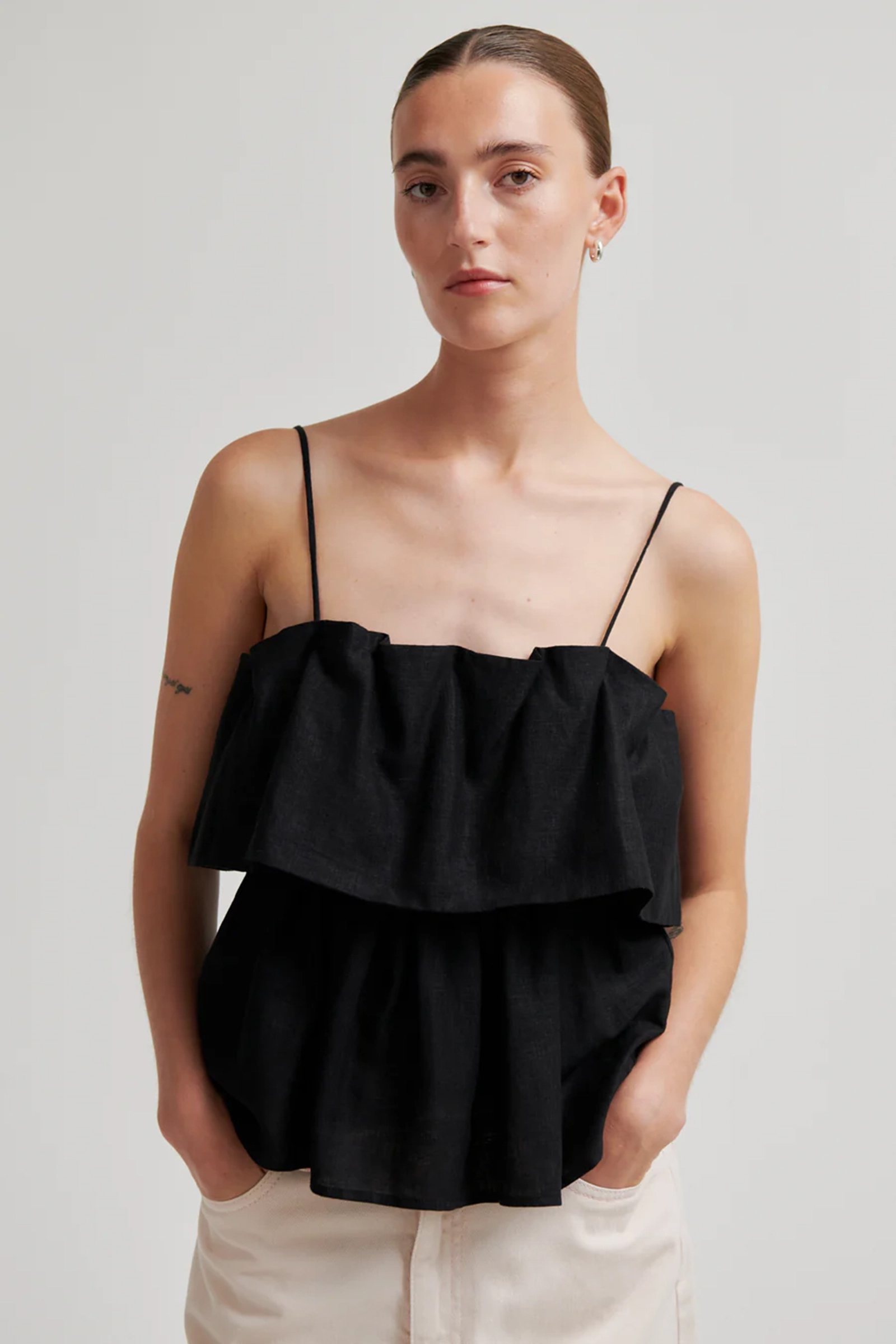 Dames top zwart
