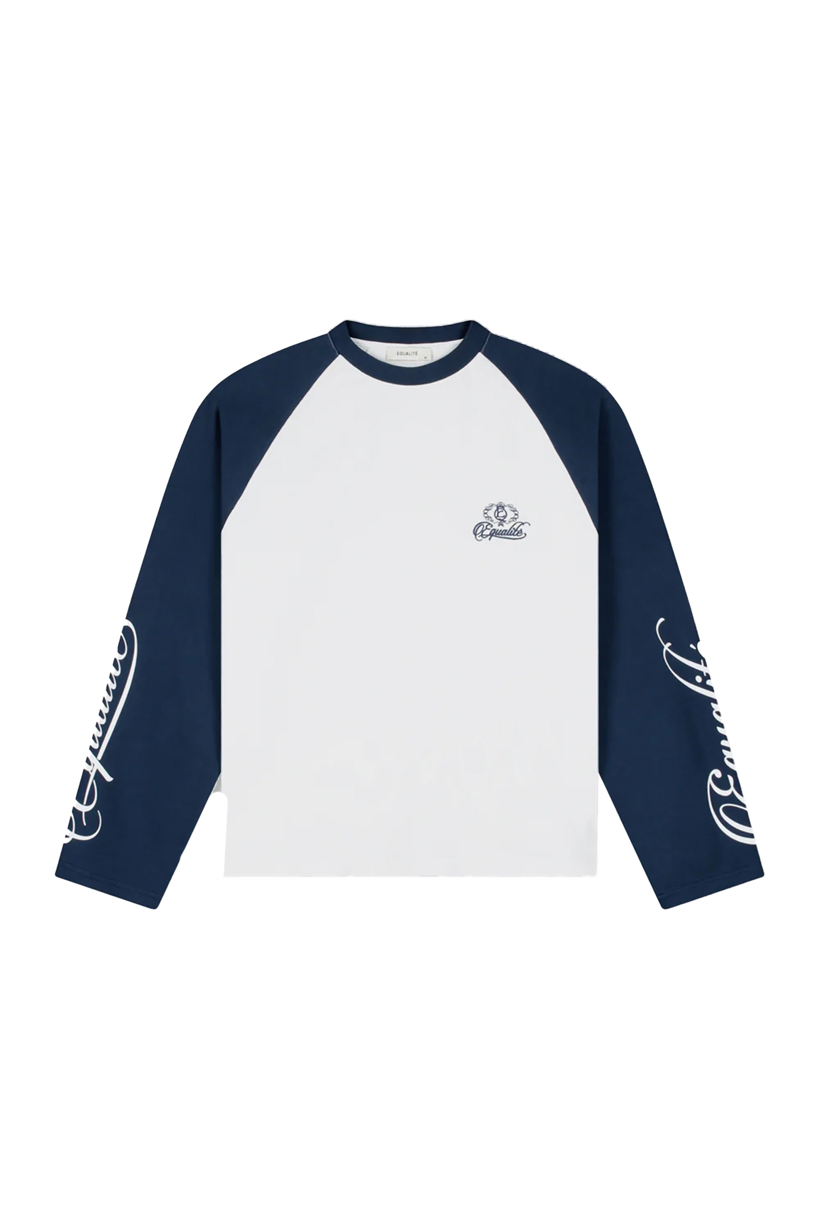 Heren t-shirt lange mouw ecru