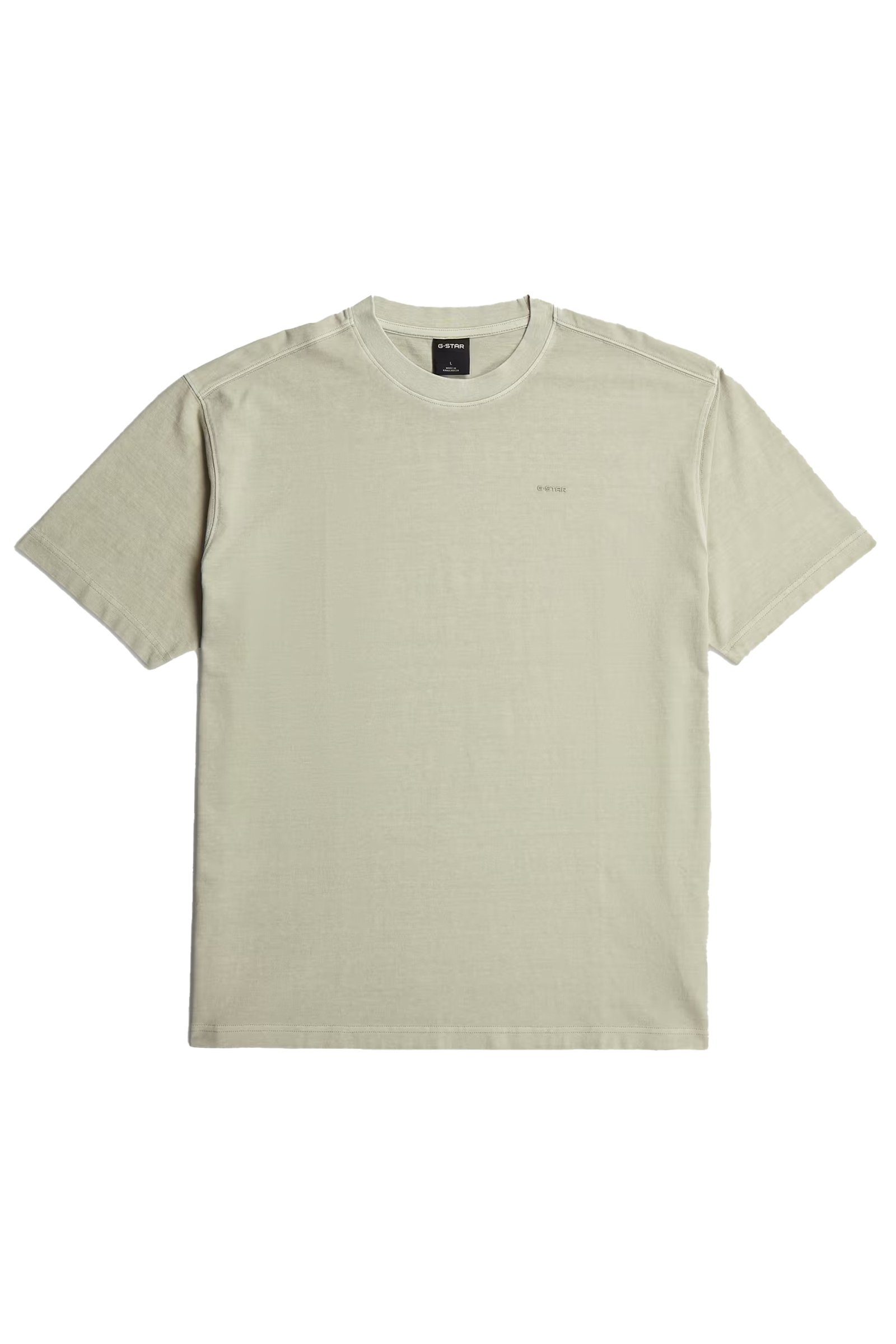 Heren t-shirt kortemouw ecru