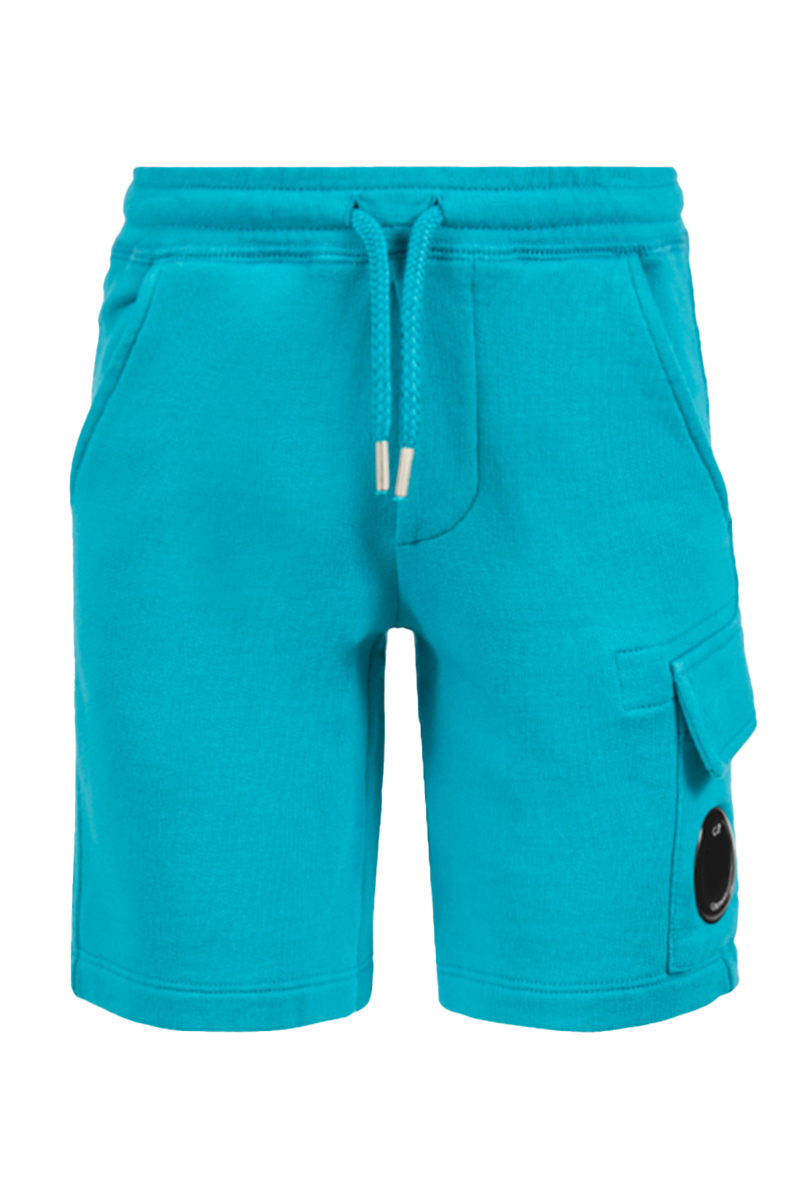 C.P. Company basic fleece cargo shorts Blauw-1 1